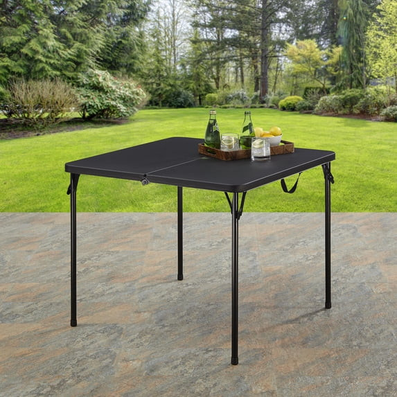 Mainstays 34" Square Centerfold Folding Card Table FREESHIP