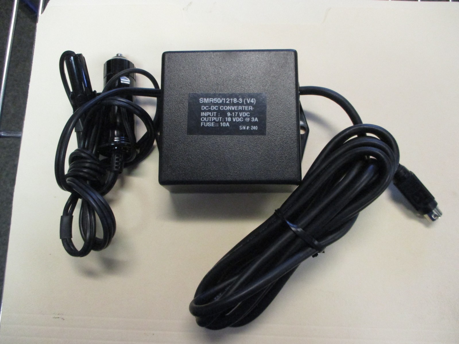 DC-DC Used Converter w/In Car plug - SMR50/1218-3 (V4)