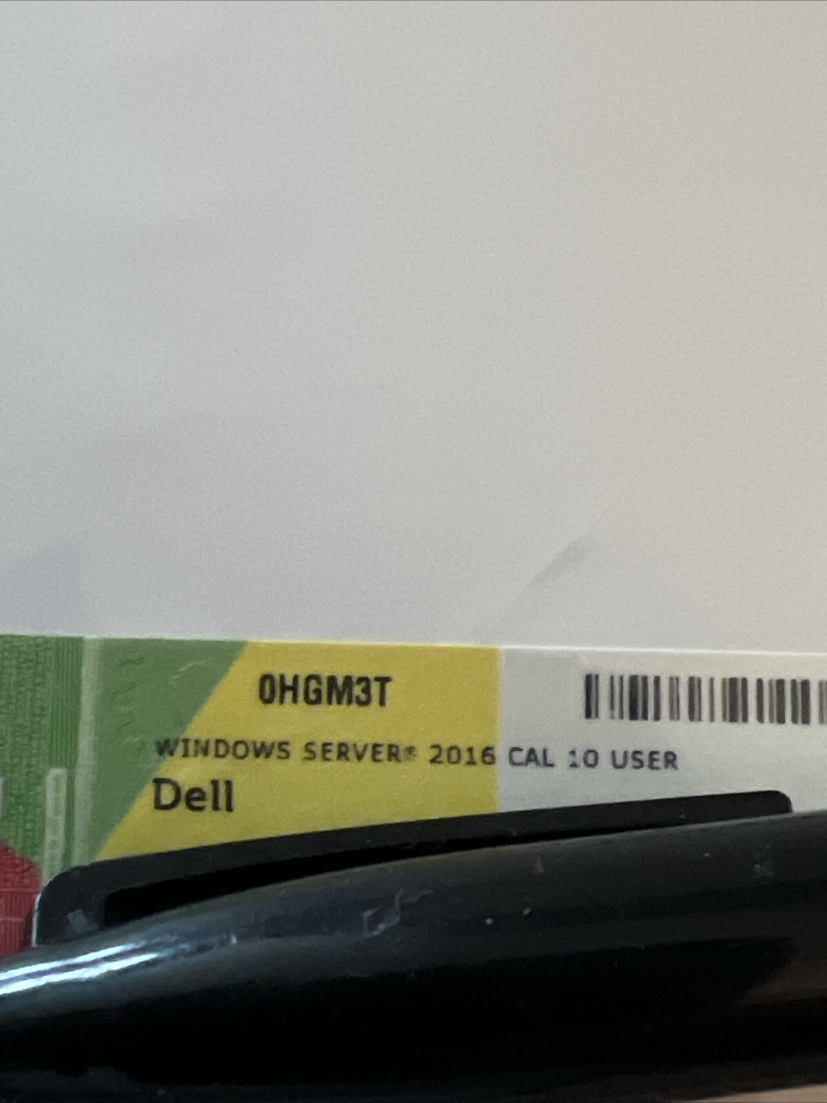Microsoft Windows Server 2016 CAL 10 User Client Access Licenses Dell P/N 0HGM3T