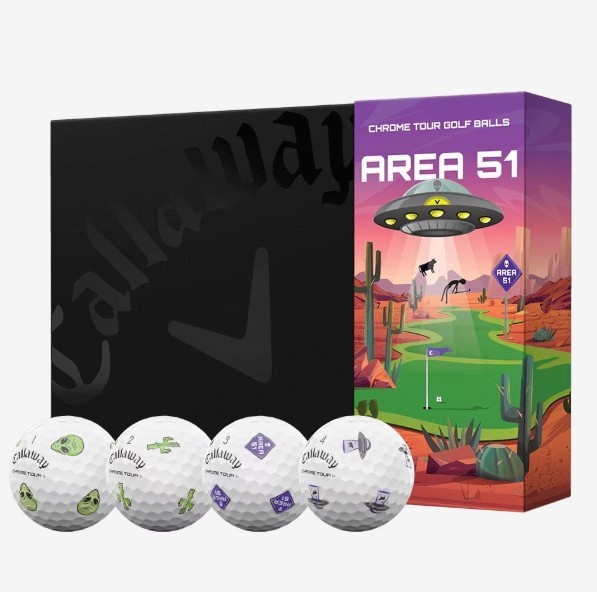 Callaway Genuine Chrome Tour Truvis AREA51 Edition Golf Balls 12PCS SET