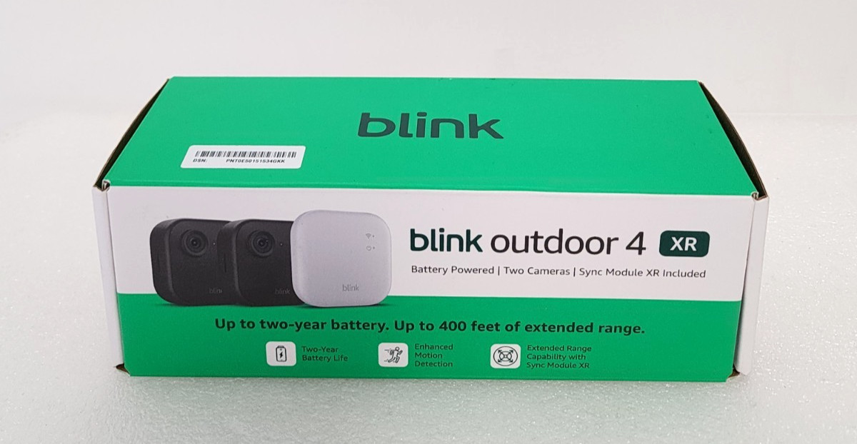 Blink Outdoor 4 XR Wireless Security 2 Camera System with XR Sync Module