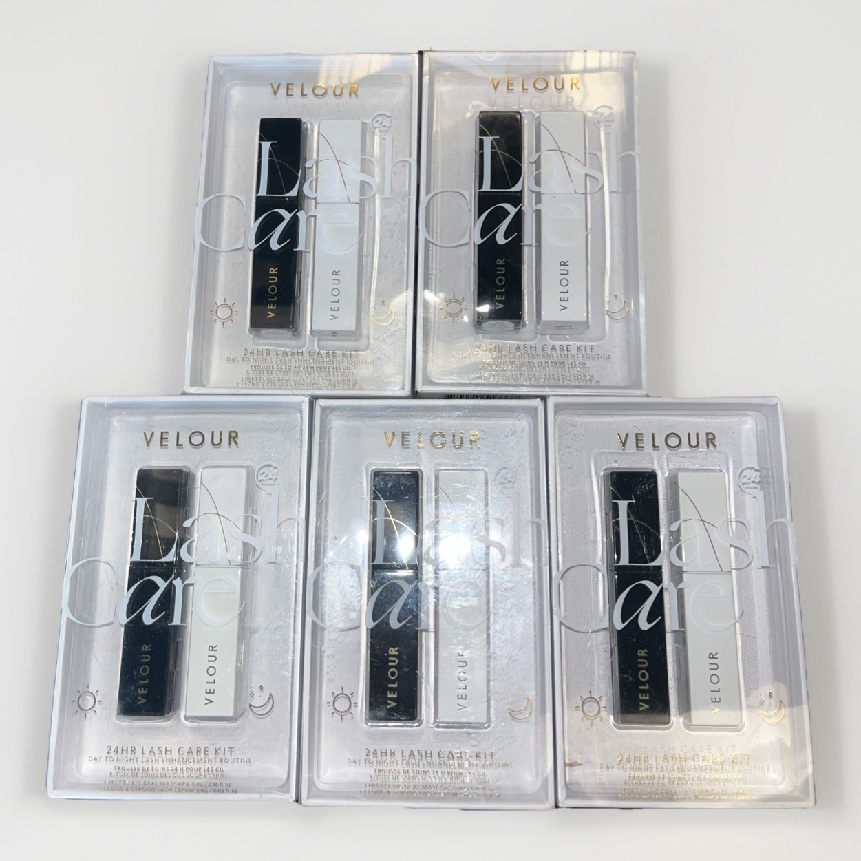 5X Velour 24HR Lash Care Kit Lash Long & Strong Serum + Pretty Big Deal Mascar