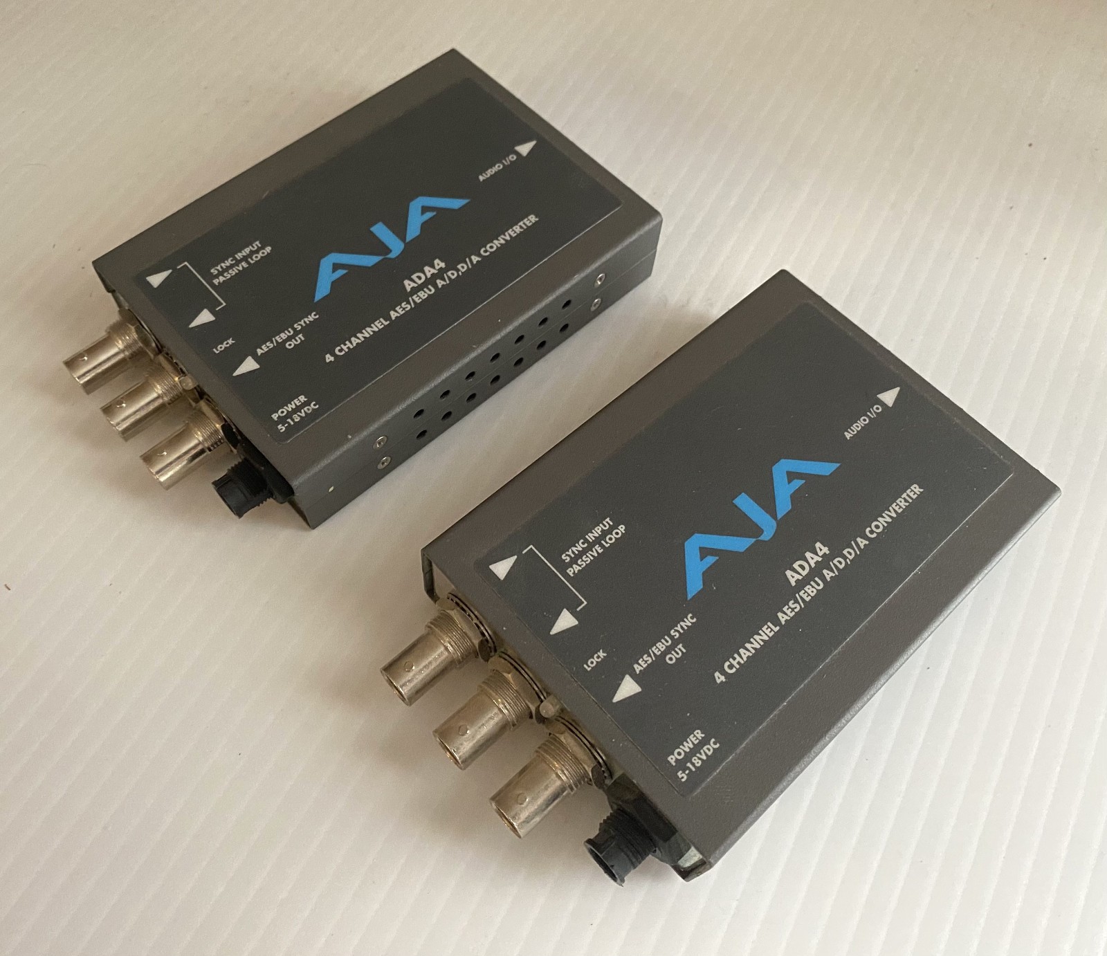AJA ADA4 4-Channel AES/EBU Converter Lot of 2