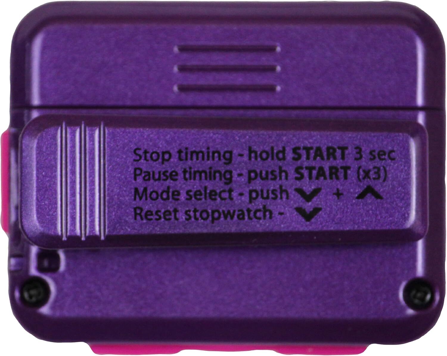Gymboss Interval Timer And Stopwatch Compact Dual Interval Timer In Violet Pink