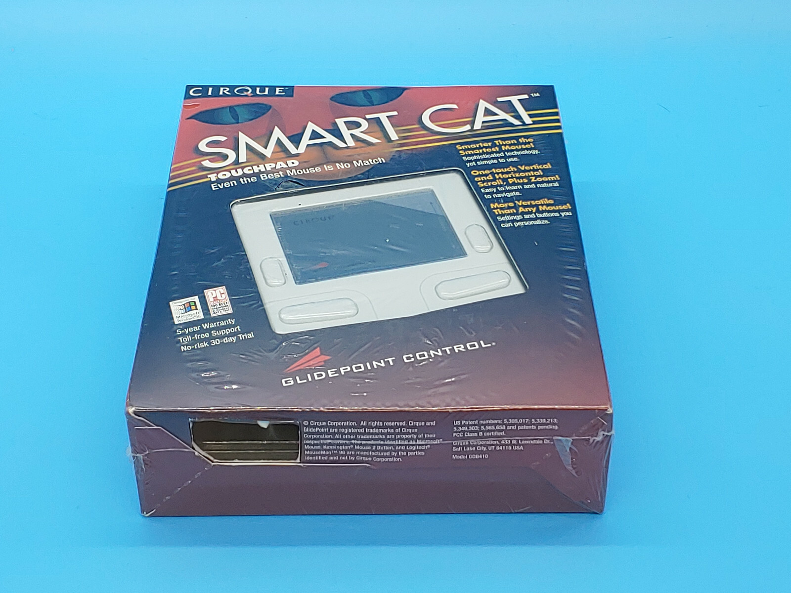 Open Box Cirque Glidepoint Smart Cat 4 Button Touch Pad Req Win 95, 3.1, NT