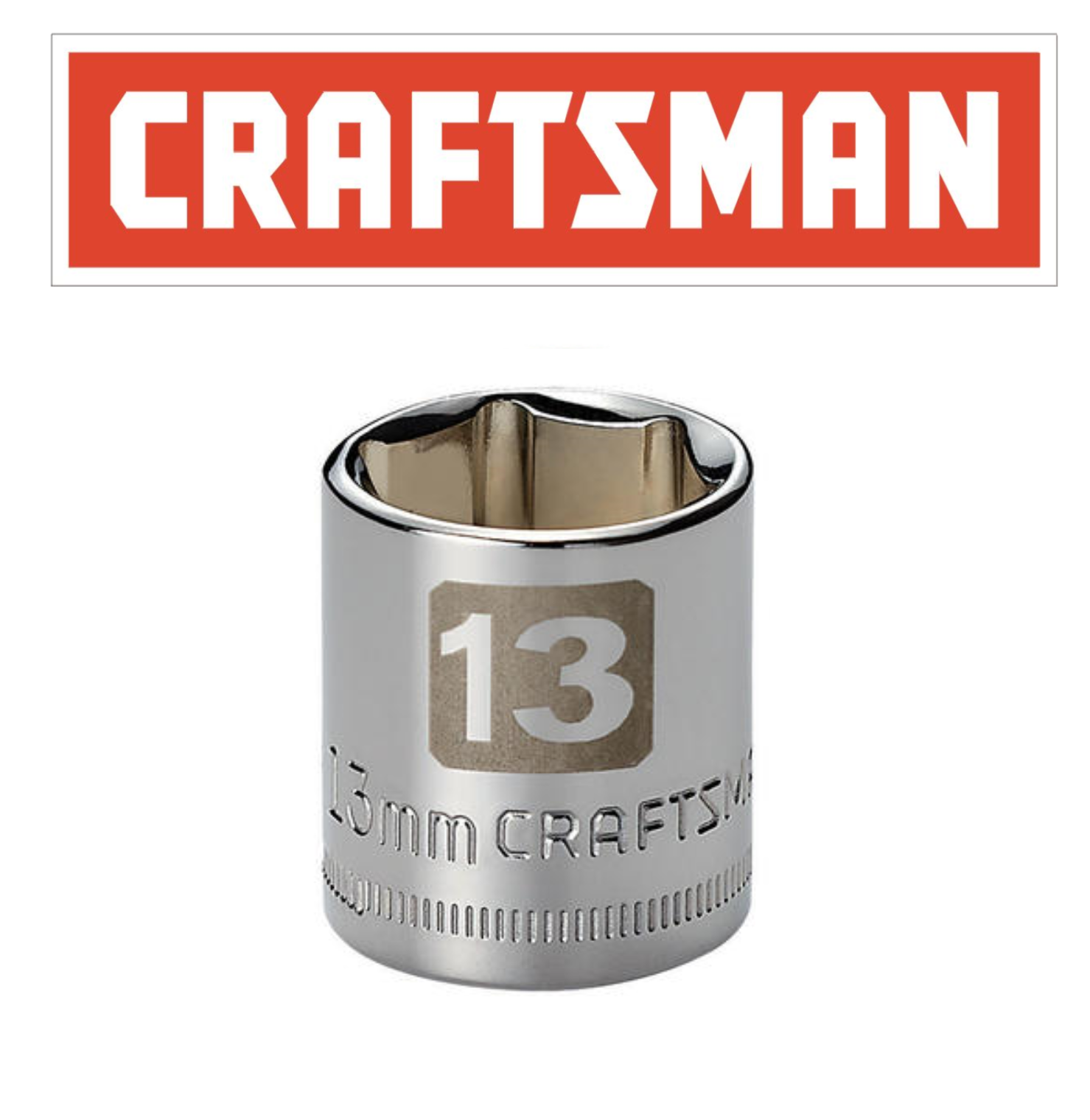 Craftsman Easy Read Socket 1/4" Drive Shallow Metric or Inch Choose Size