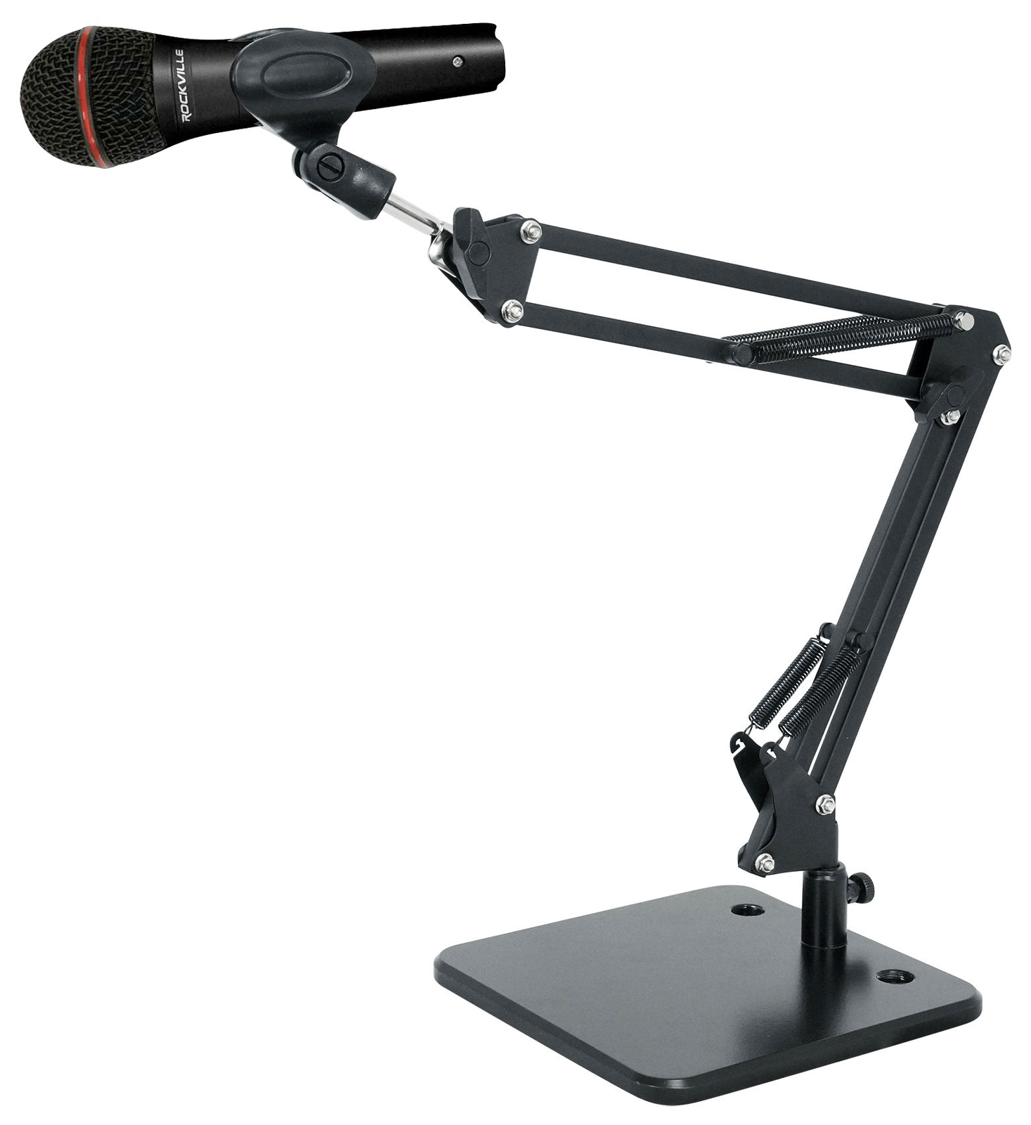 Rockville RMIC-SR Handheld Vocal Recording Wired Microphone+Boom Arm Mic Stand