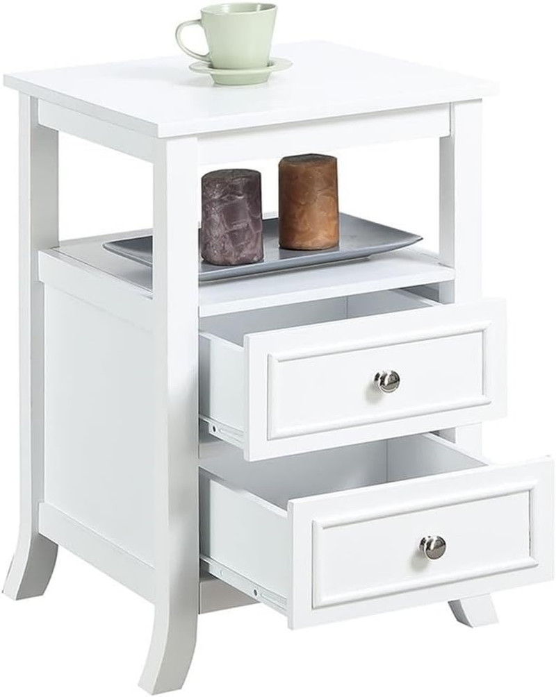 Melbourne End Table, White