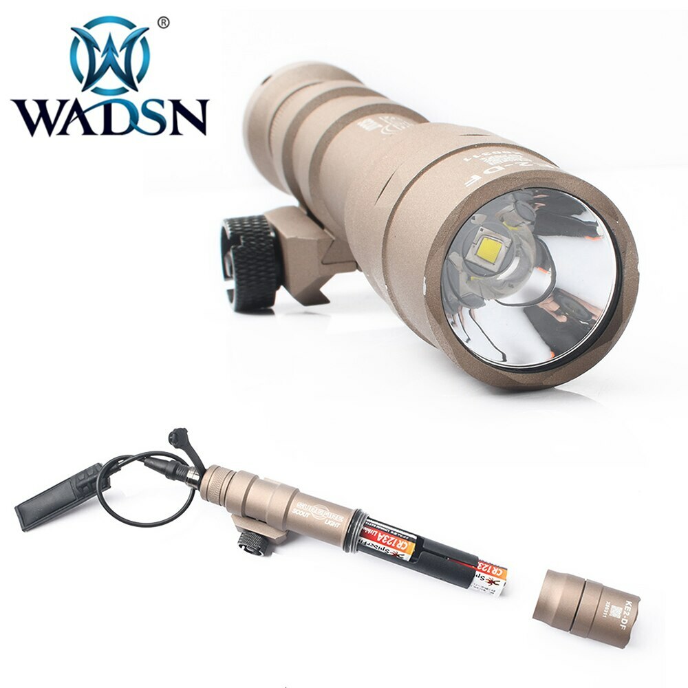 WADSN Tactical M600DF Dual Fuel LED Scout Light 1400Lumens Airsoft light Torches