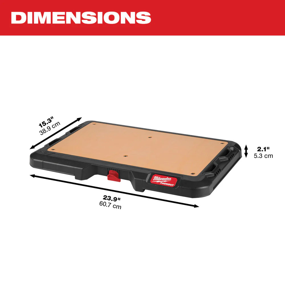 48-22-8488 For Milwaukee PACKOUT Customizable Impact Resistant Durable Work Top