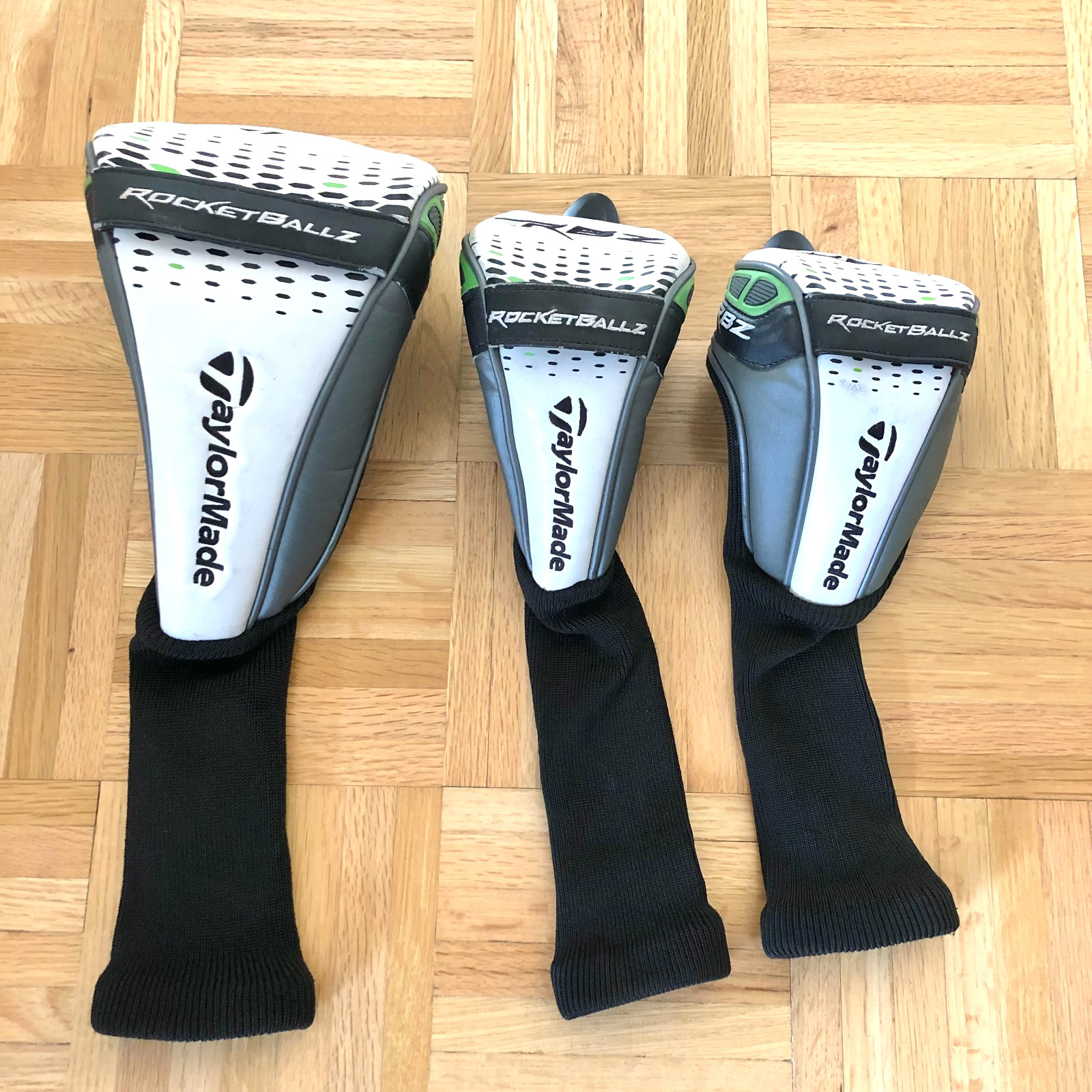TaylorMade Rocketballz RBZ Golf Club Headcovers Driver 3 and 5 Woods Lot of 3