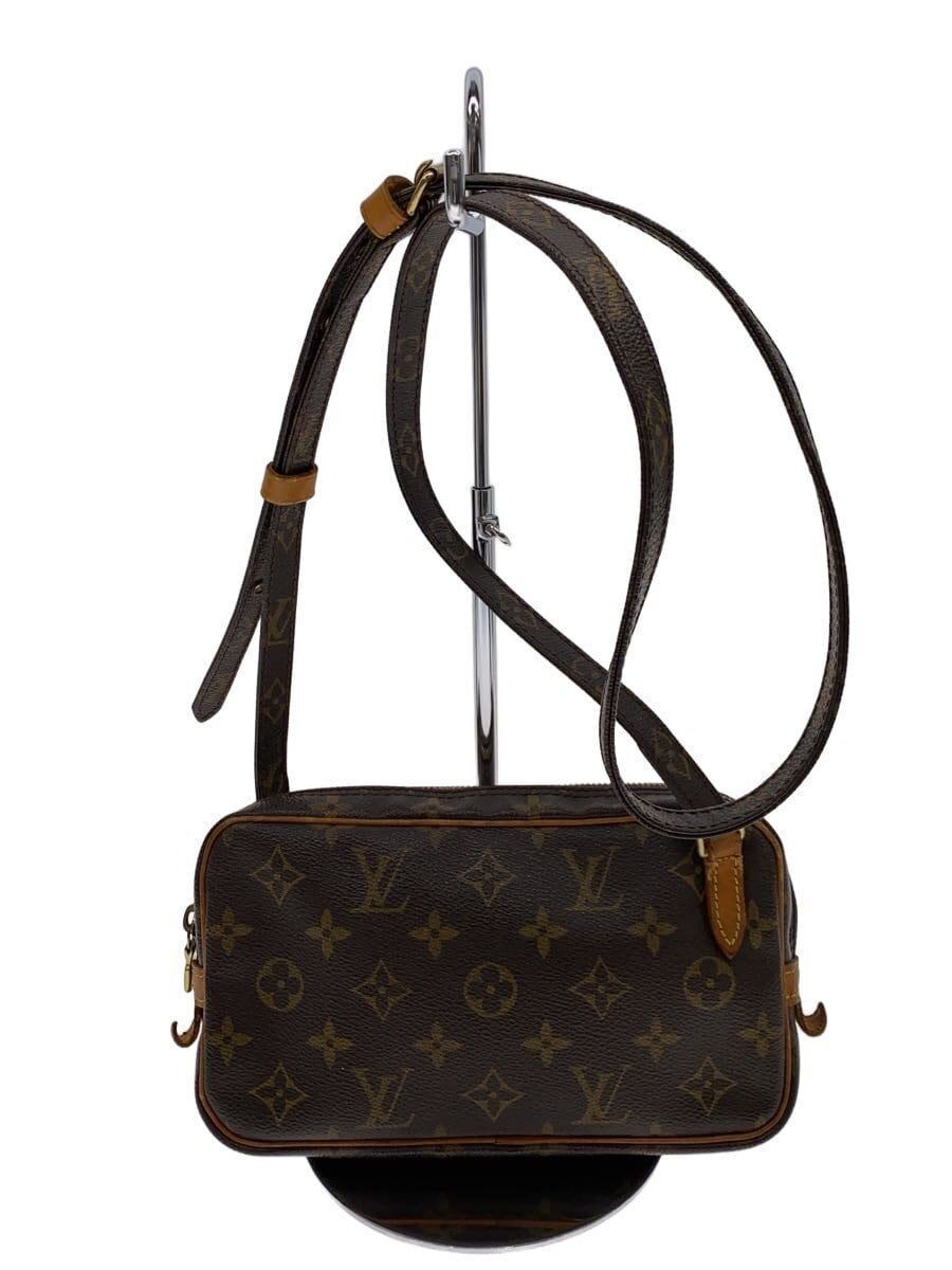 LOUIS VUITTON Shoulder Bag Pochette Marley Bandoliere Monogram Canvas PVC Used