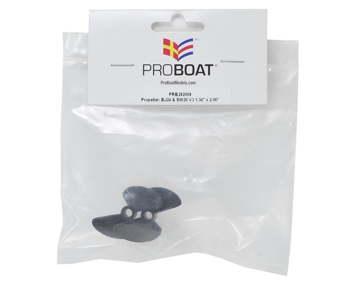 Pro Boat ProBoat 1.6 x 1.6" RC Boat Propeller Prop (2) 4mm Shaft PRB282008
