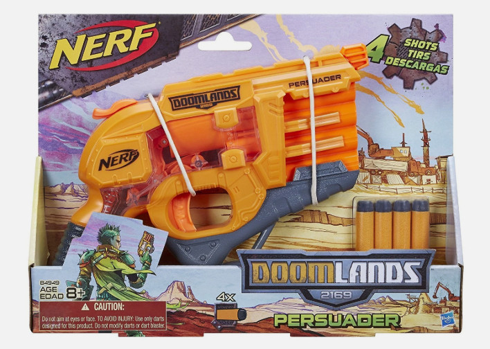 Nerf Doomlands PERSUADER Foam Dart Gun Pistol Toy NEW 2016 Unopened