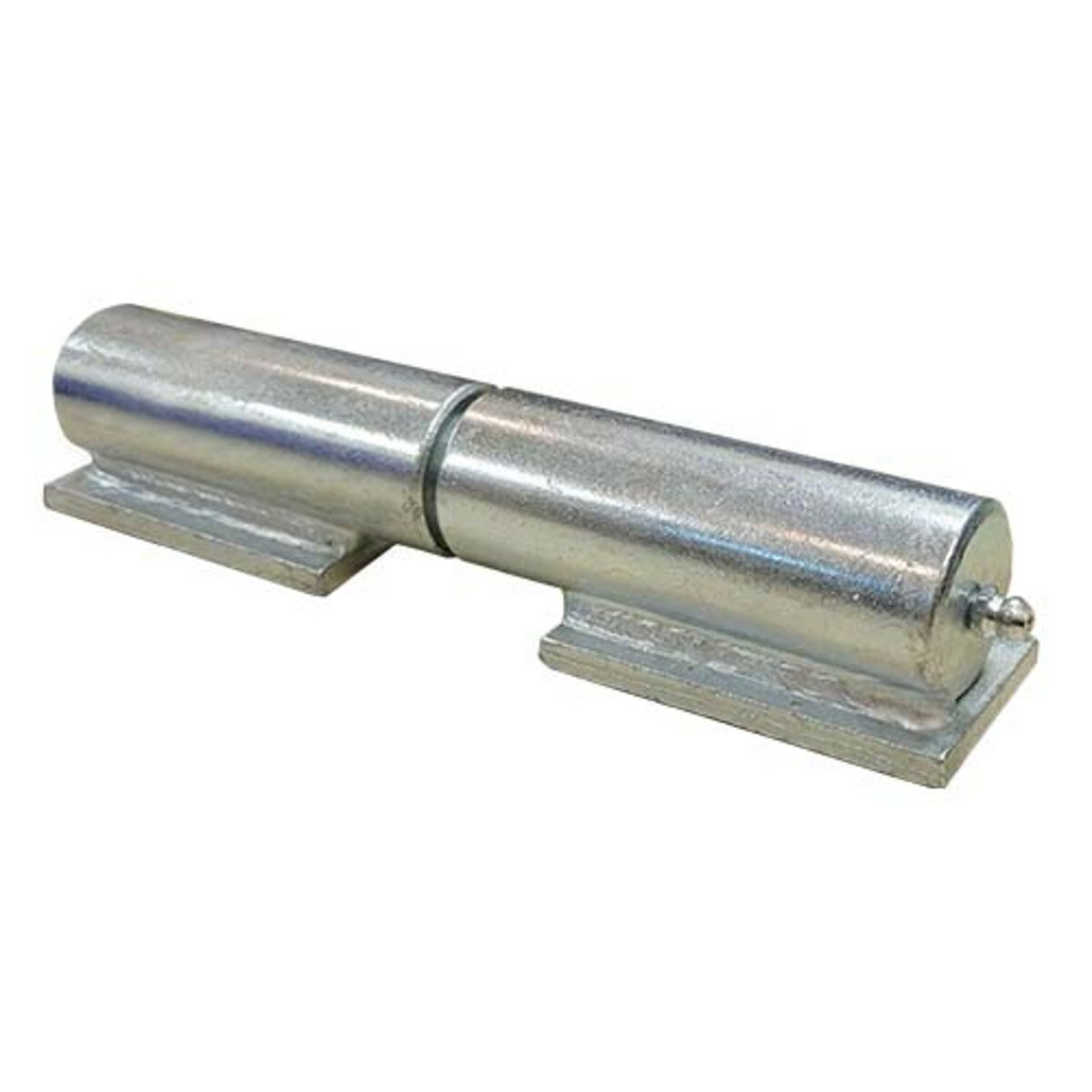 7"  Gate Barrel Hinge w/ Plate & 1/8" NPT Grease Zerk Zinc