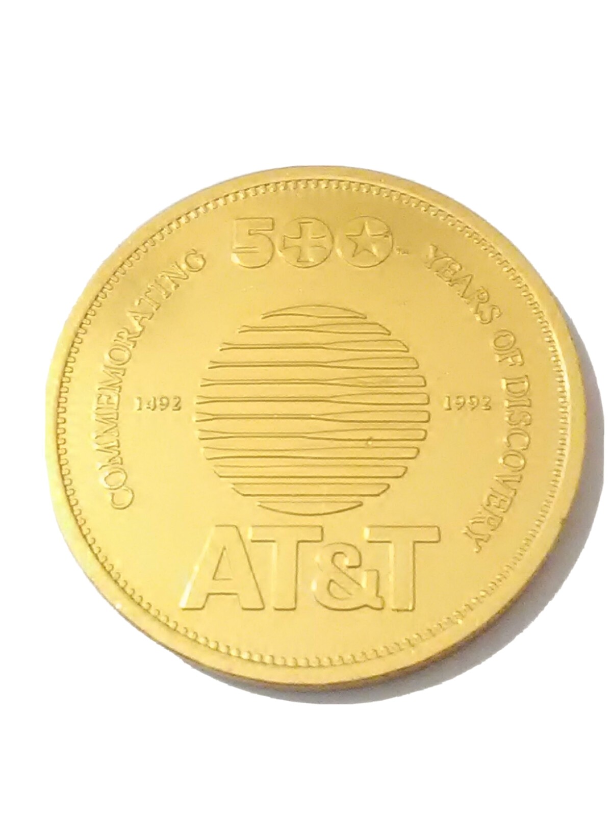 1992 MIAMI - ATT - COLUMBUS 500 YEARS OF DISCOVERY TOKEN GREAT FOR COLLECTION!