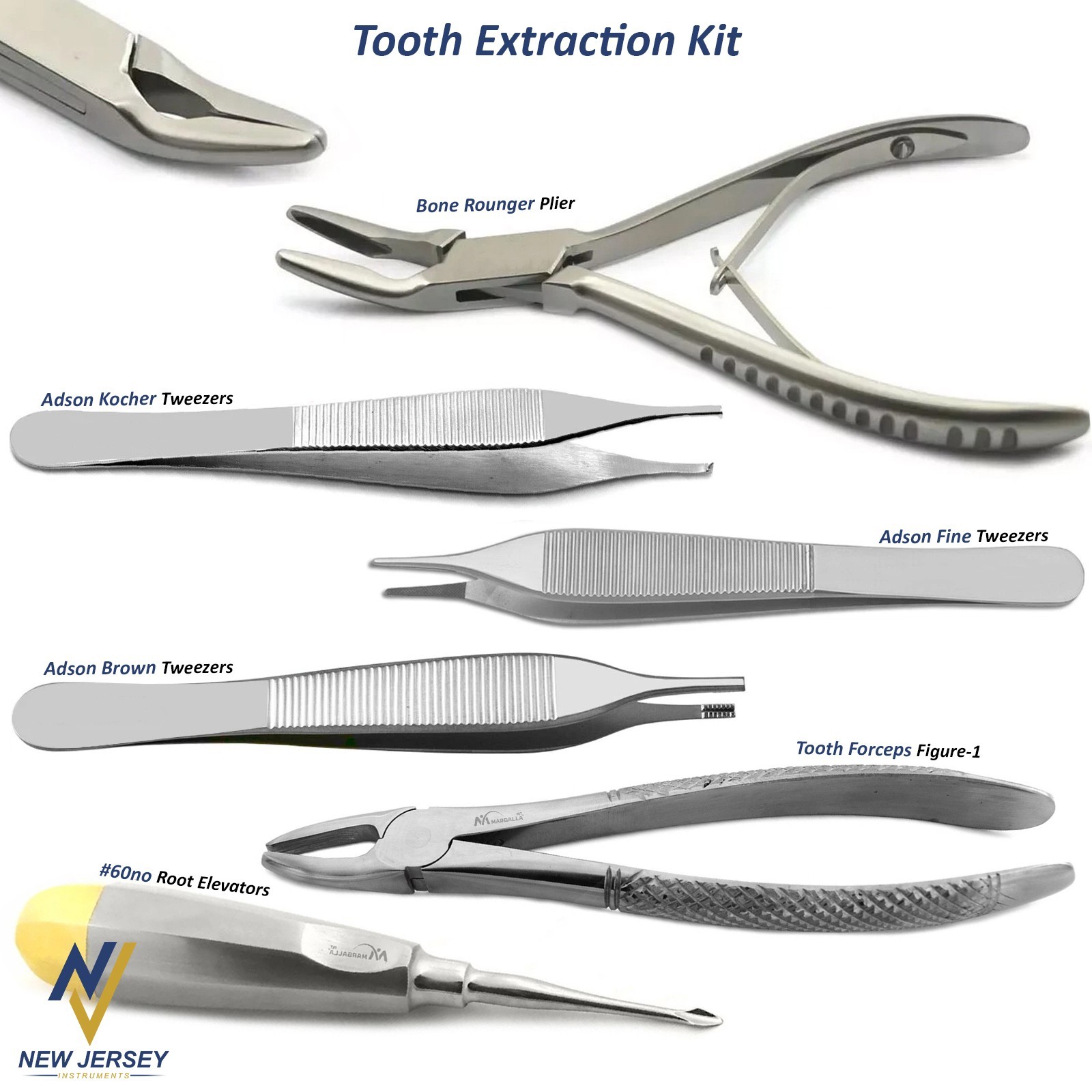 Tooth Extraction Instruments Surgical Dental Instruments Surgery Tools Kit