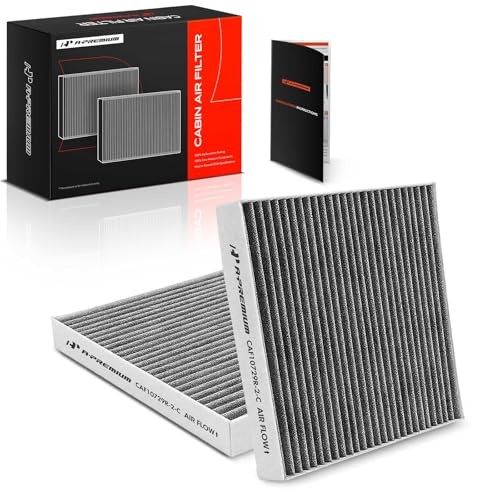 2-PC Cabin Air Filter with Activated Carbon Compatible with Chrysler 200,