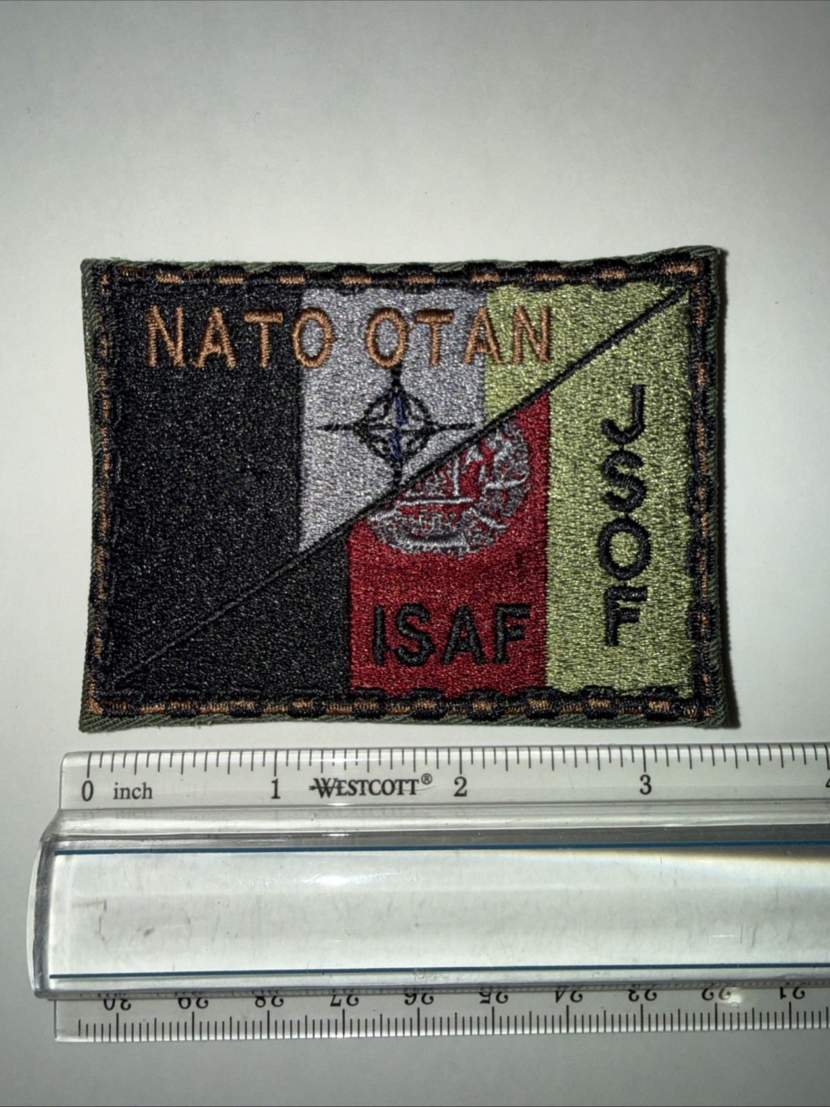 French Foreign Legion Nato Jsof ISAF Commando Afgan War Patch