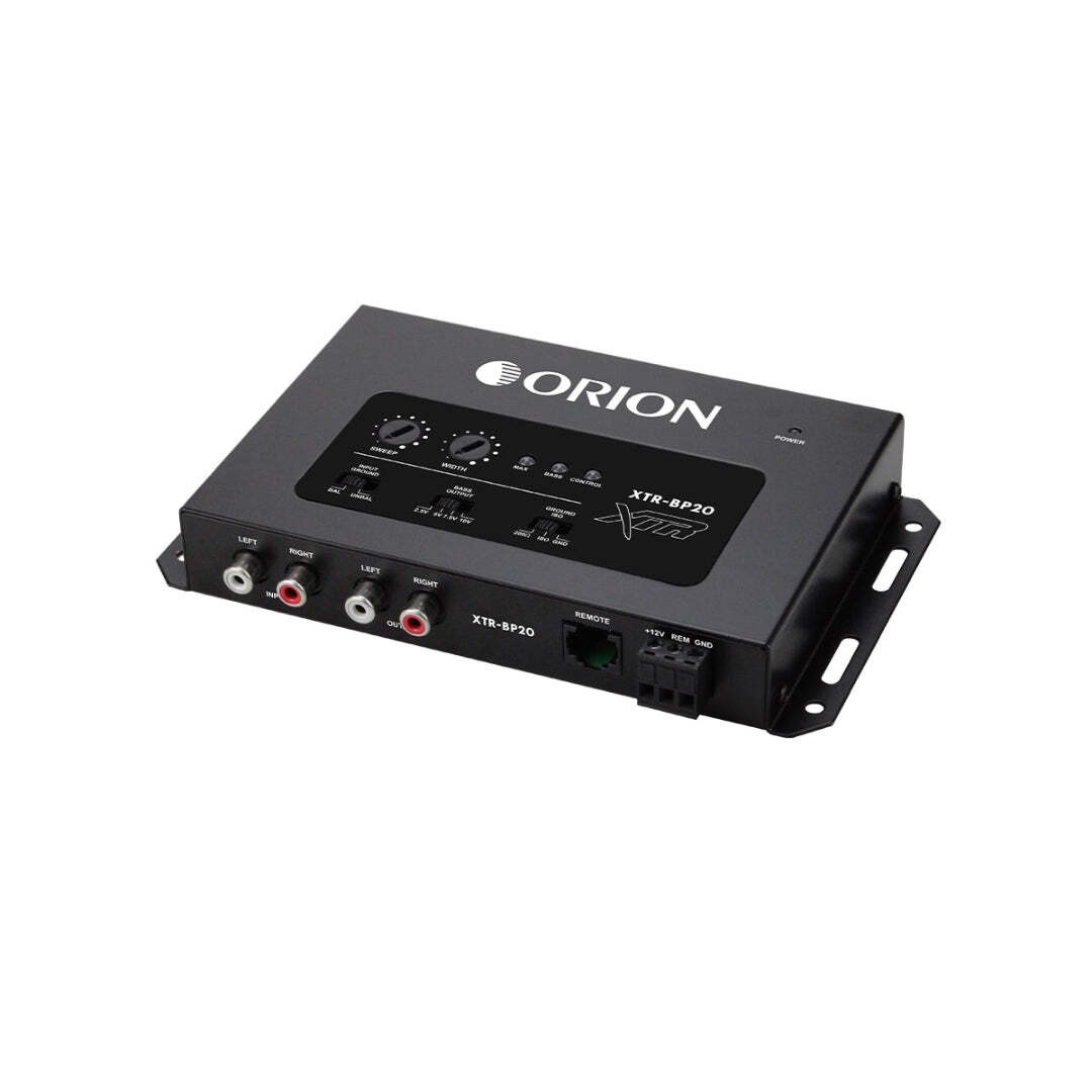 Orion XTR-BP20 Digital Car Bass Processor 10V Output Precision Bass Control