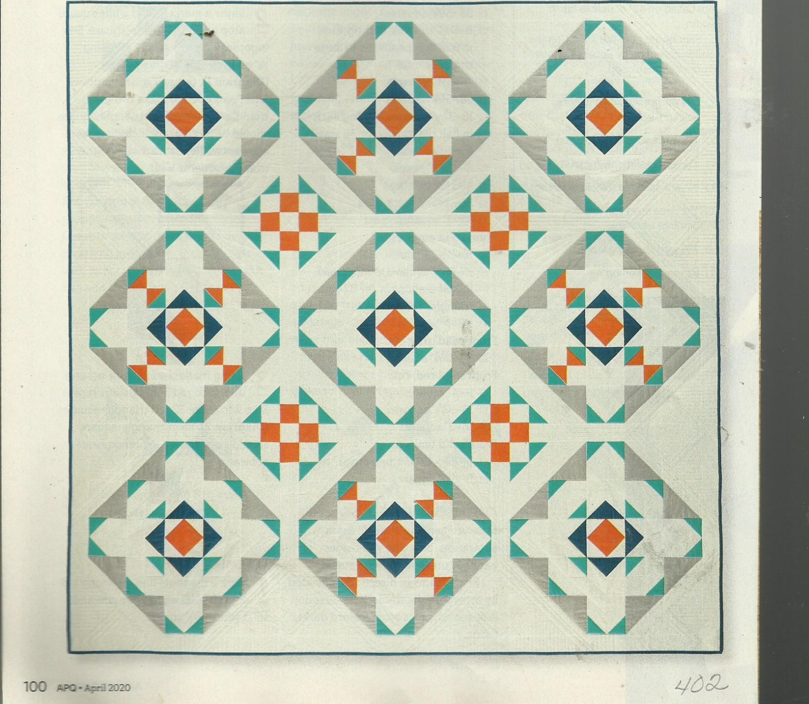 E0036   A SECOND LOOK QUILT PATTERN/INSTRUCTIONS