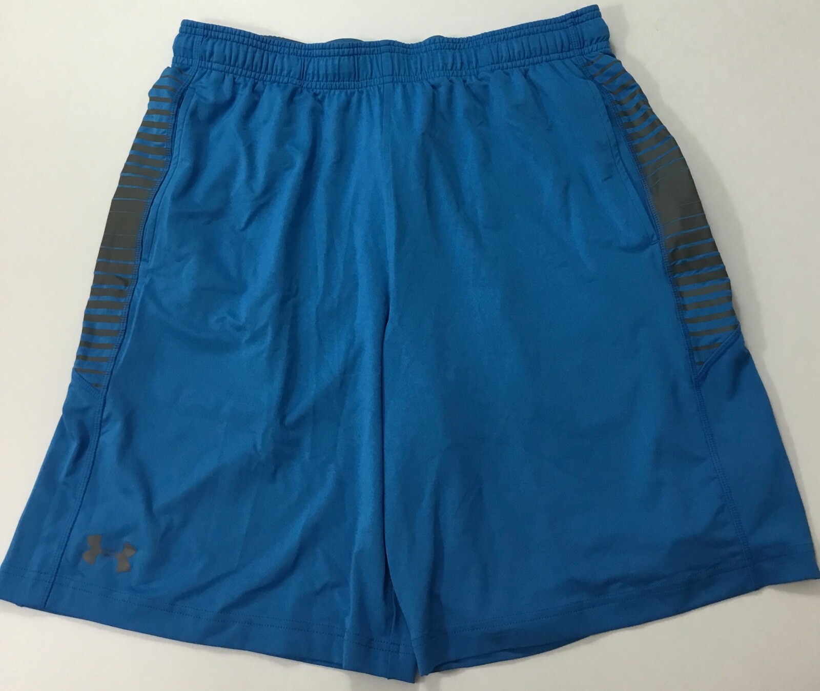 Under Armour MEN'S 10” Basketball Shorts 1291317 Blue 787 Size M