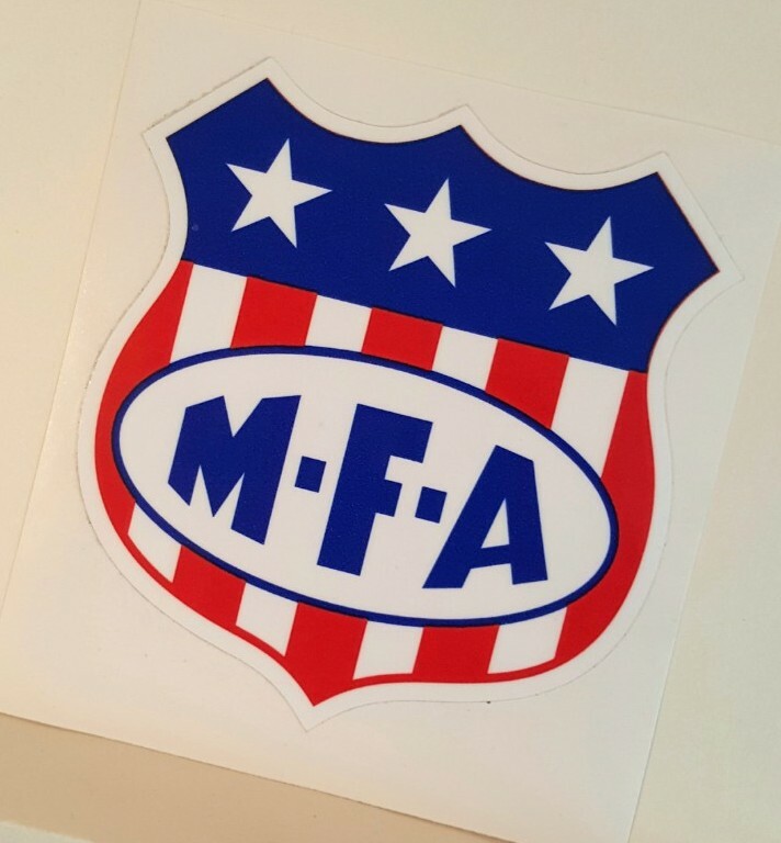 MFA oil gasoline sticker decal hot rod rat vintage look car truck drag race 153