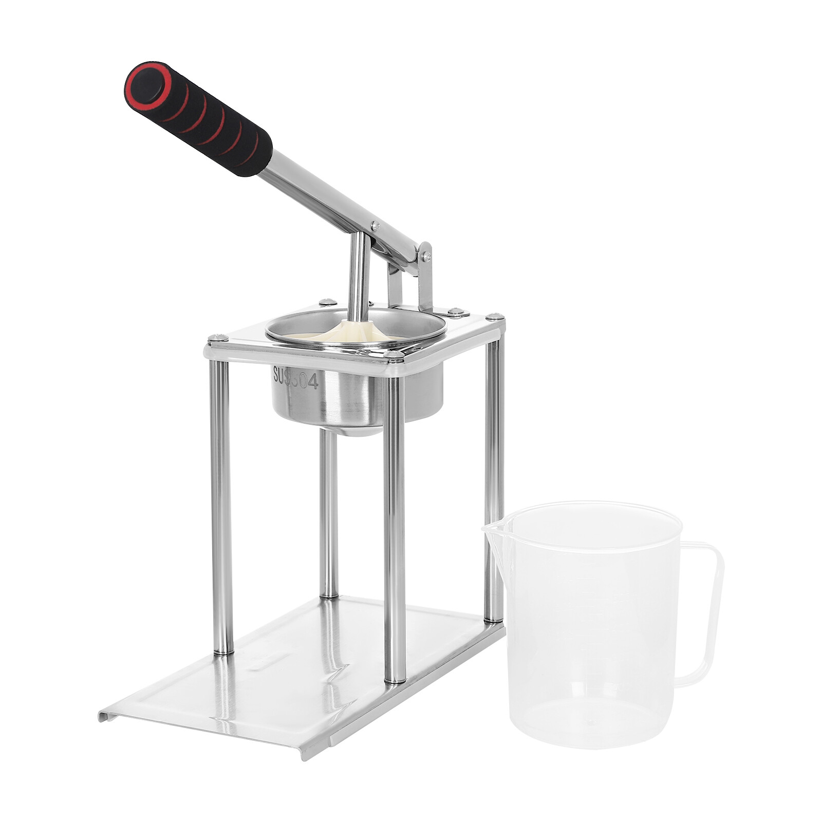 Manual Hand Flat Press Orange Lemon Juicer Fruit Squeezer Press Machine SUS304
