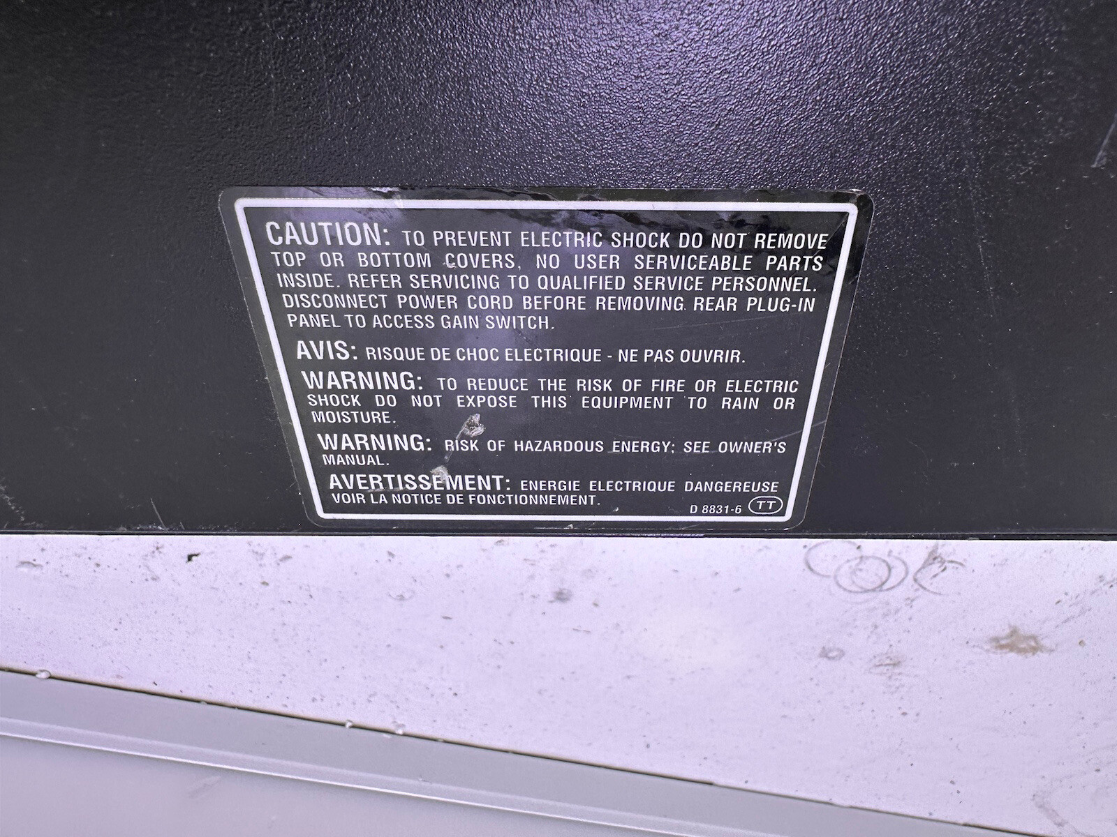 Crown Com-Tech 410 2 Channel Power Amplifier Tested