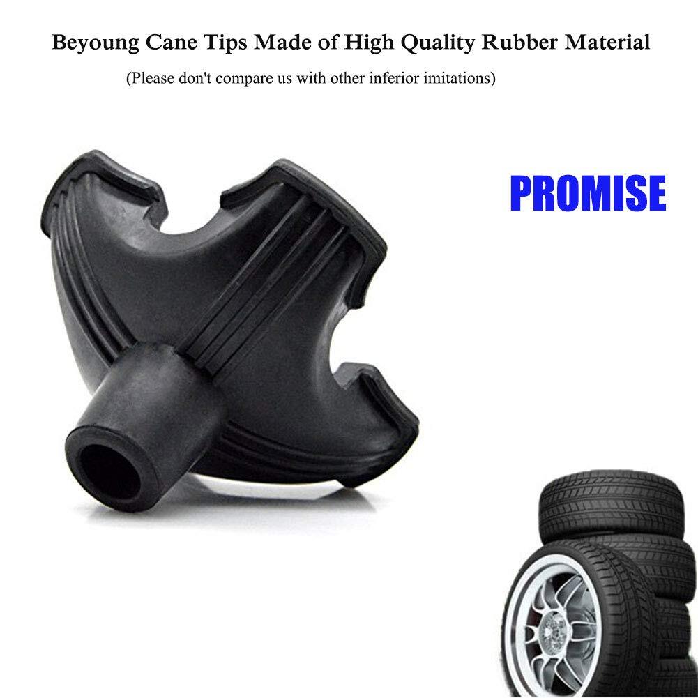Quad Support Cane Tip Self Standing for Enhanced Stability