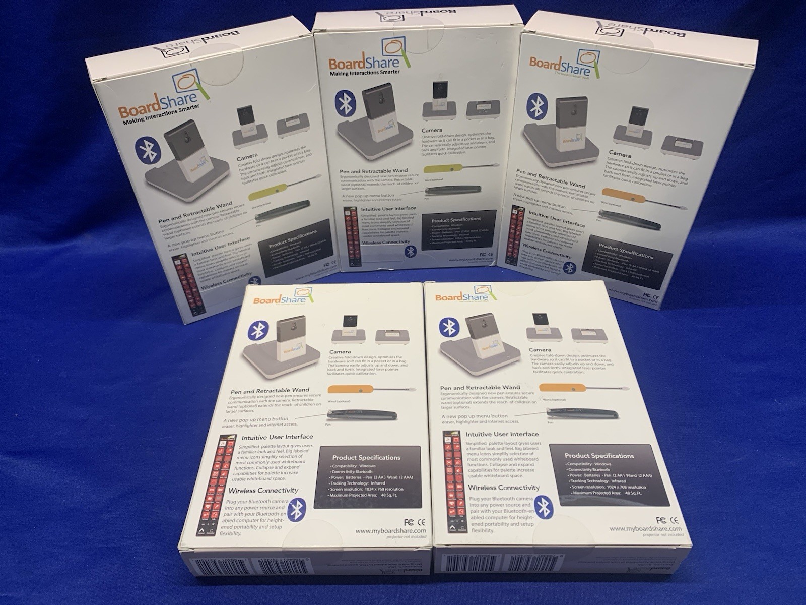 BoardShare BC8001BT Smart Bluetooth Interactive Whiteboard Device - Sealed Lot 5