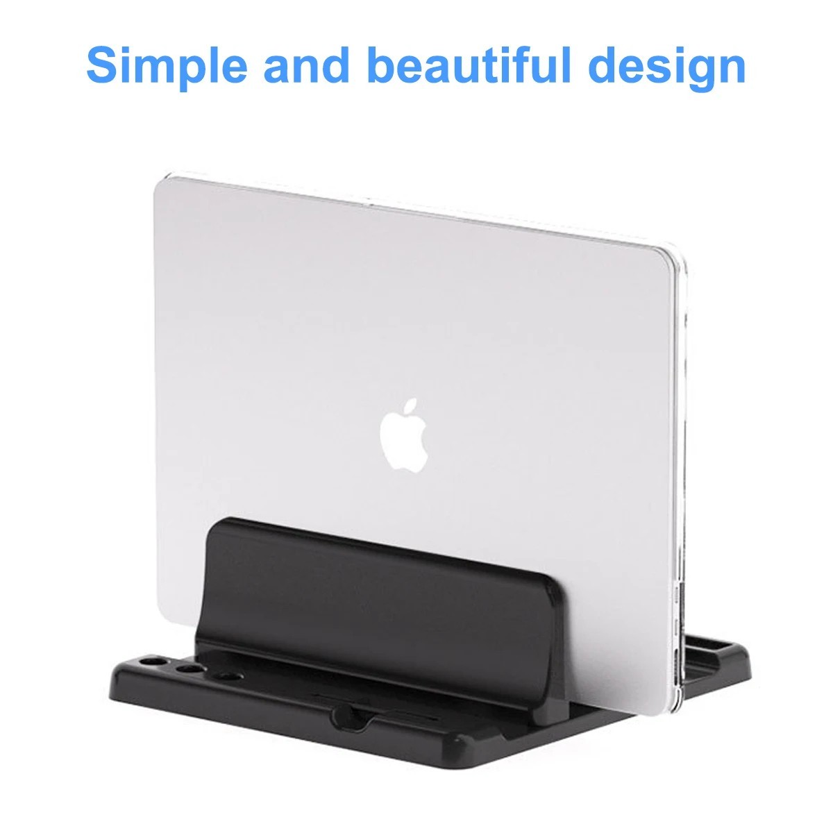 Vertical Laptop Stand Holder -Adjustable ABS Plastic Desktop Management Notebook