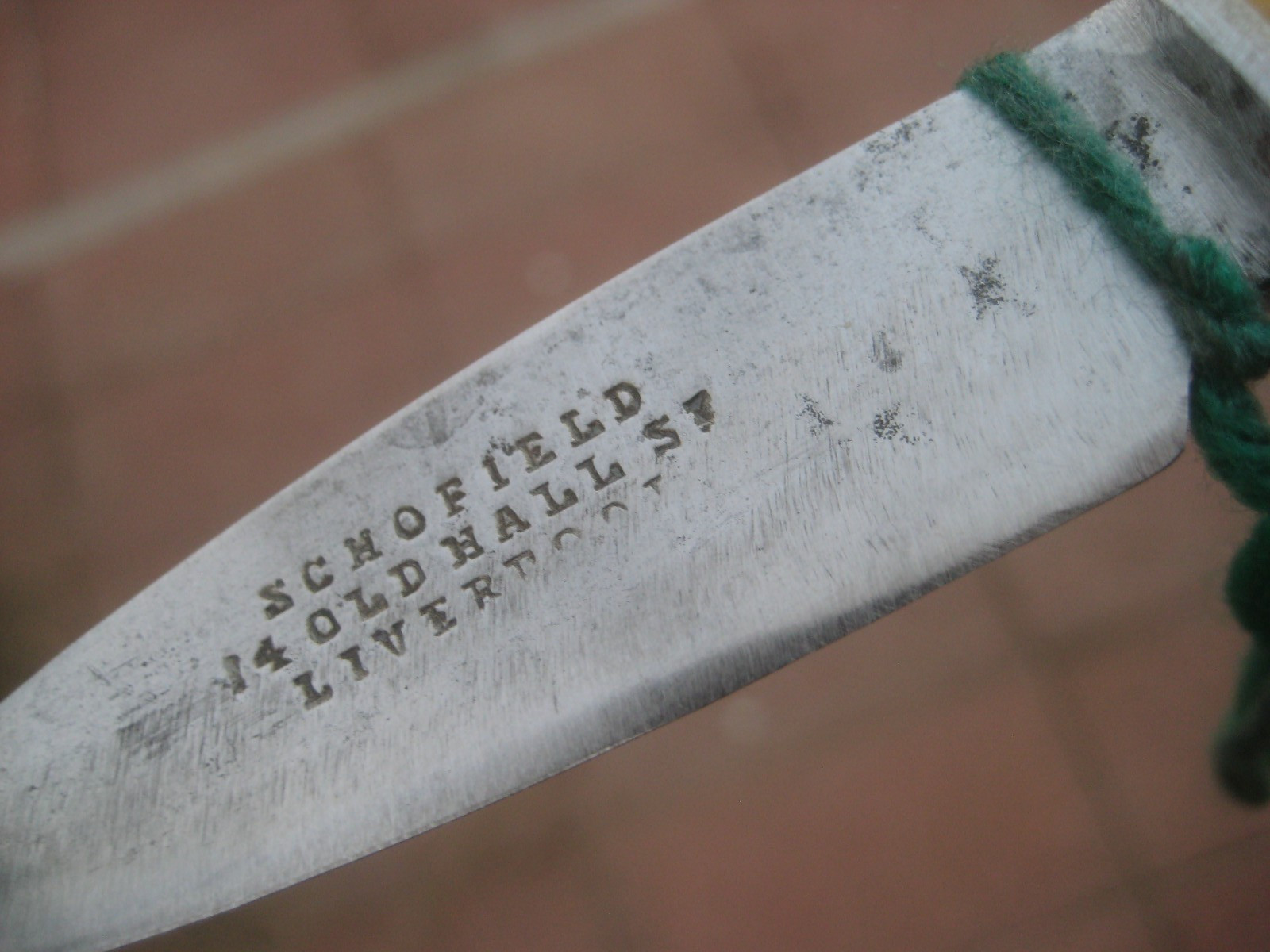 1920s Vintage 3" Blade ** SCHOFIELD *** Sheffield Carbon Paring Knife ENGLAND