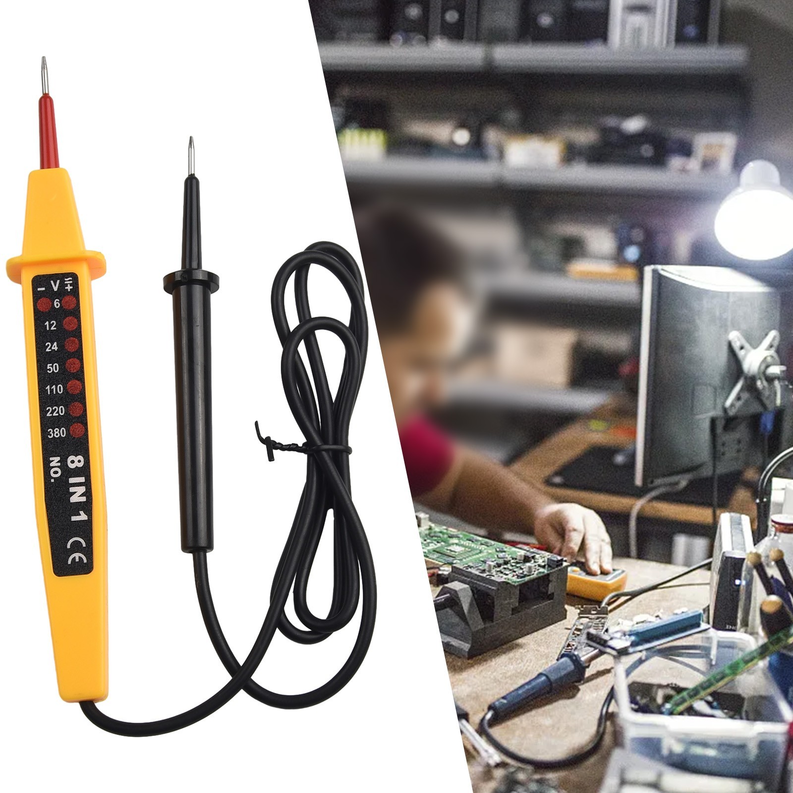 Voltage Tester Voltage Tester Dimensions Display Elements Material