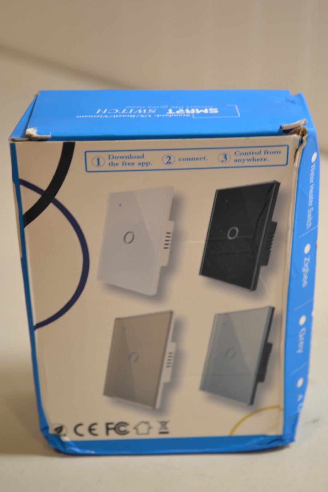 Smart Switch Model: N+L Wifi White 1 Gang
