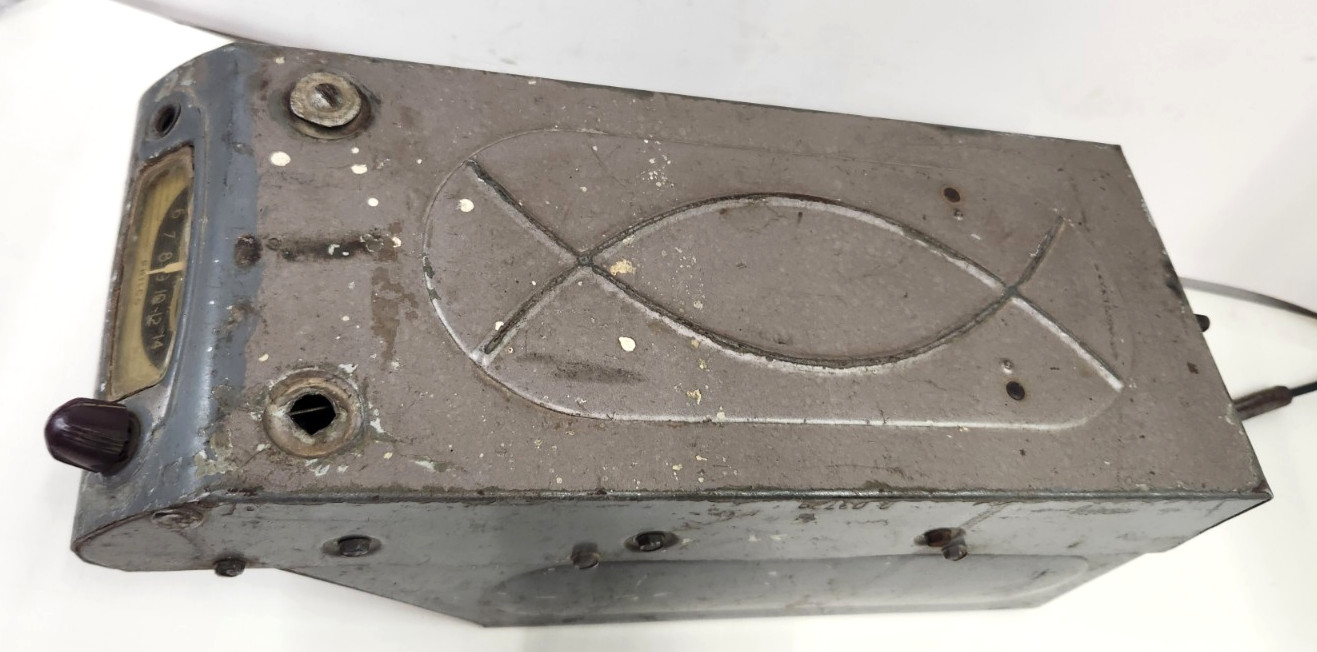 1947 47 Philco Model UN6-100 Under Dash Tube Car Radio~Tested & Powers Up!