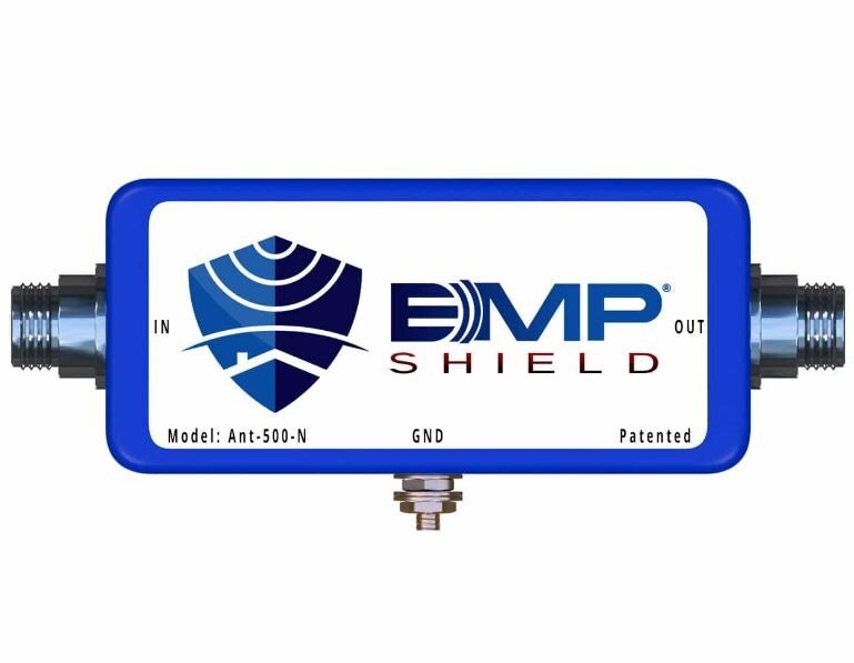 EMP Shield HF/VHF/UHF Radio EMP Protection up to 500 Watts N-Connectors HAM