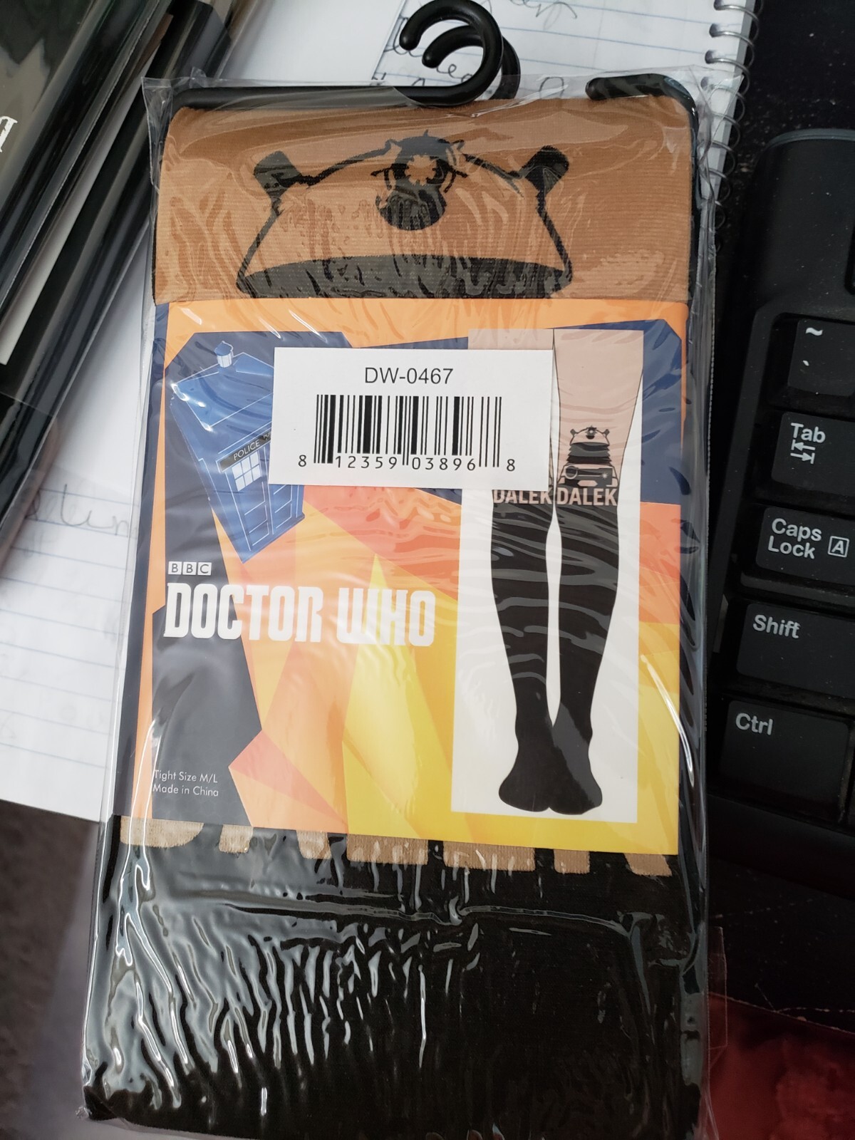 1996 BBC Dr Who Thigh Hi Tights Size M/L  New Old Stock