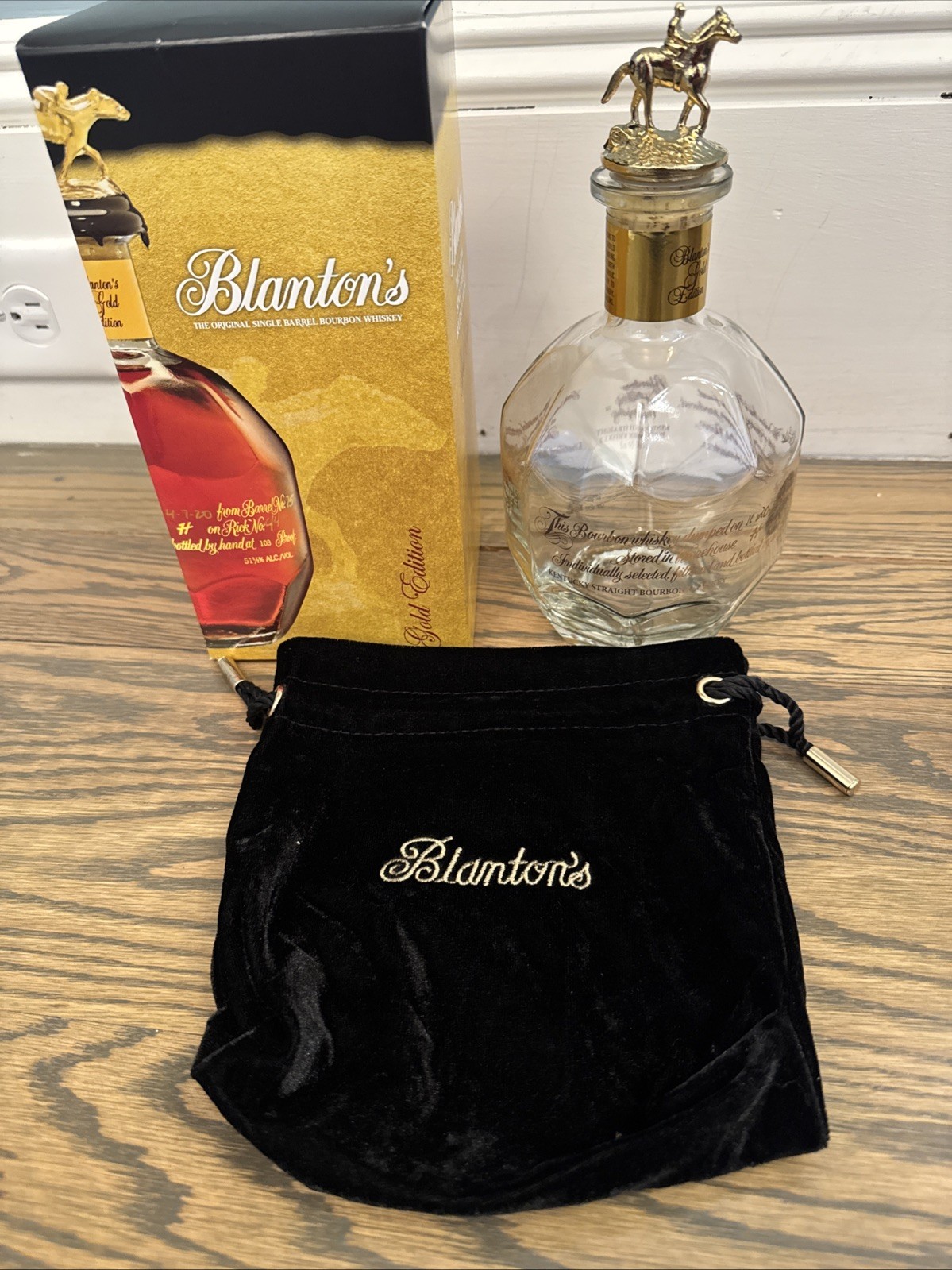 Blanton's Gold Bottle | “B” Topper | Bag | Box | Unwashed | Dump Date 11/20/25