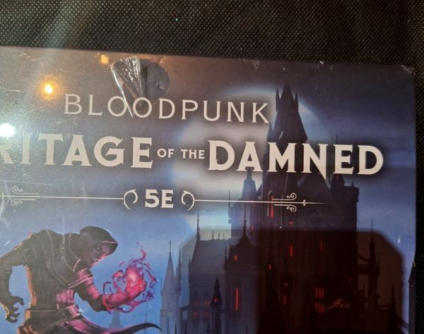 Bloodpunk: Heritage Of The Damned RPG hardcover sealed new
