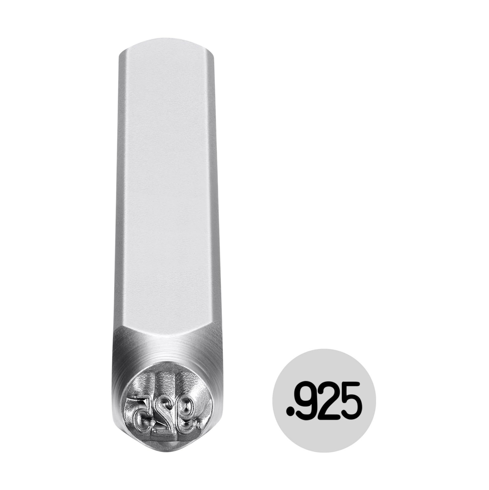 4Mm .925 Metal Stamp, Metal Punch Stamping Tool DIY Arts and Crafts Supplies for