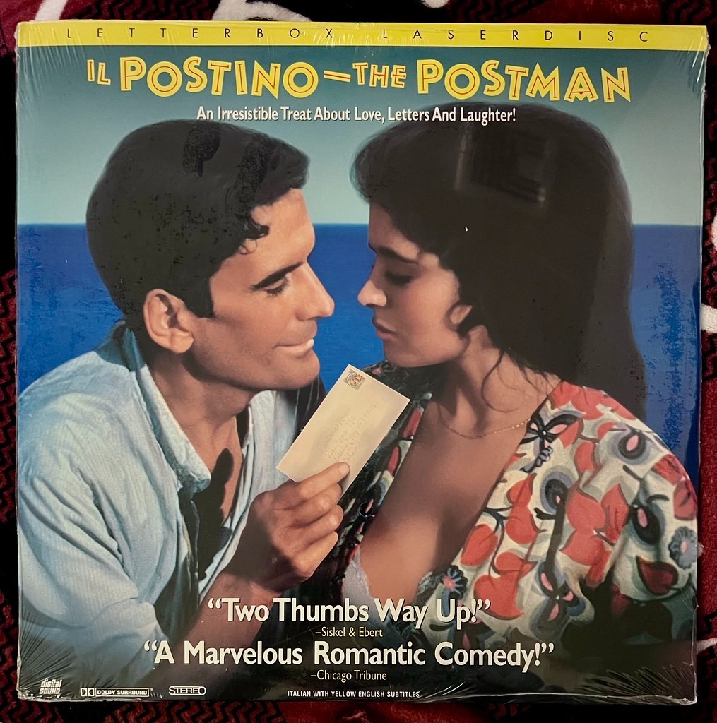 Sealed Il Postino/The Postman 1994 Italain Movie Letterbox Laserdisc