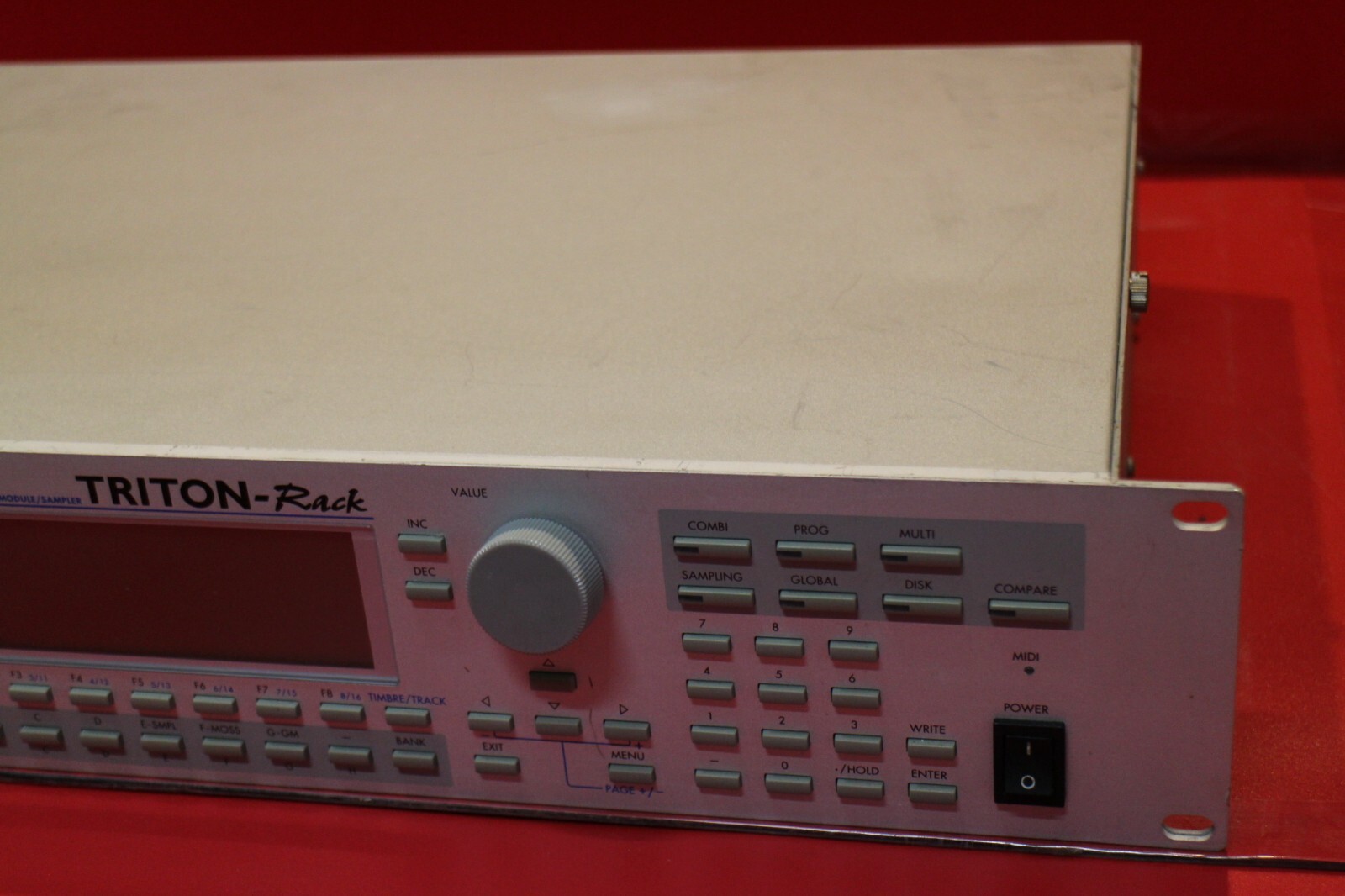 USED Korg Triton Rack Expandable Hi Module Sampler Synthesizer U1937 230804