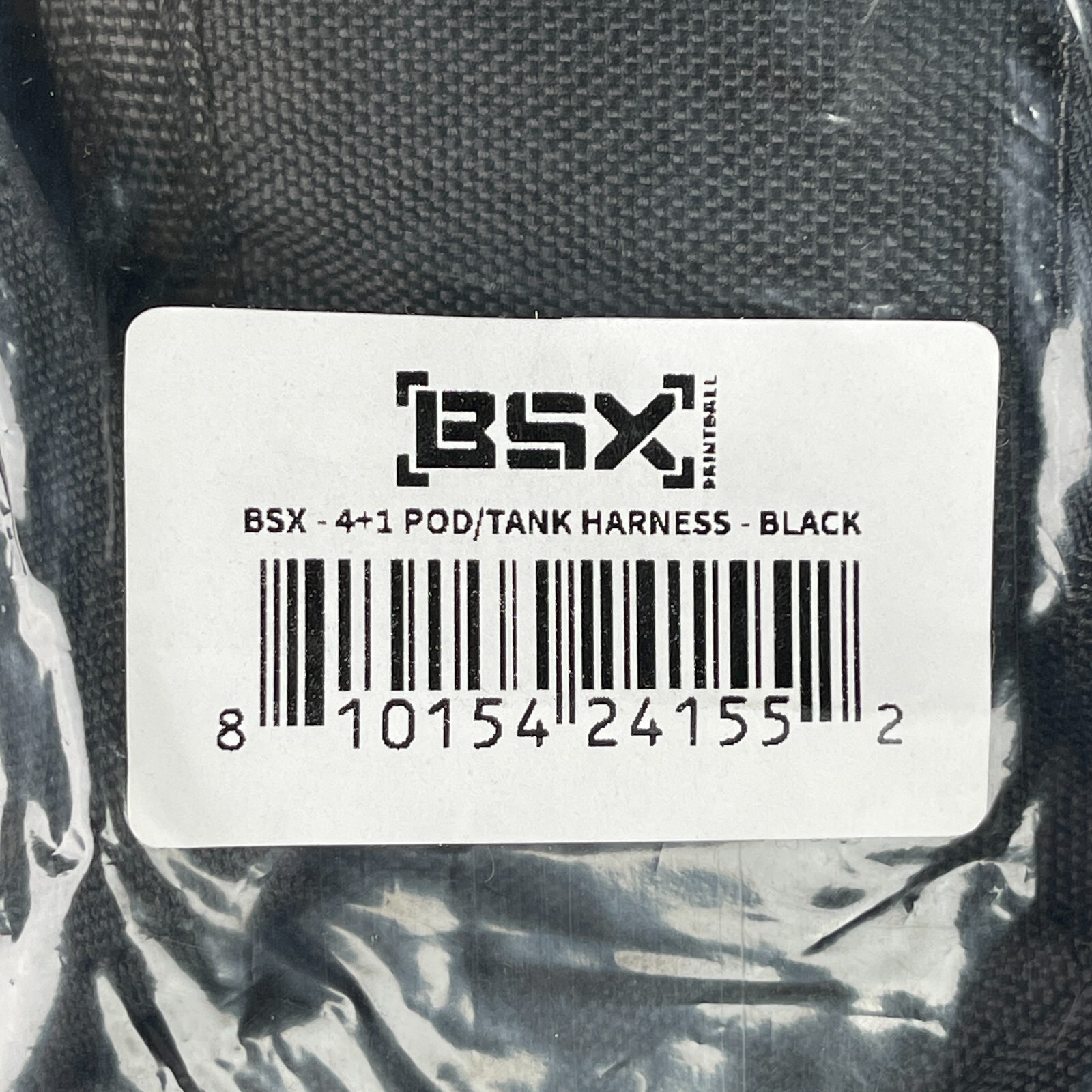 NEW BSX 4+1 Paintball Harness - Black