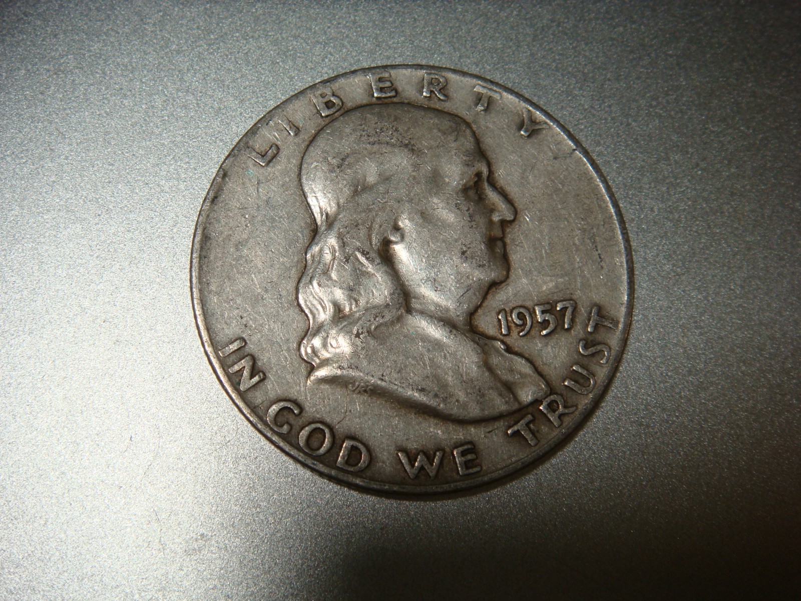 (1) Random 1957 D Franklin Half Dollar - album fillers