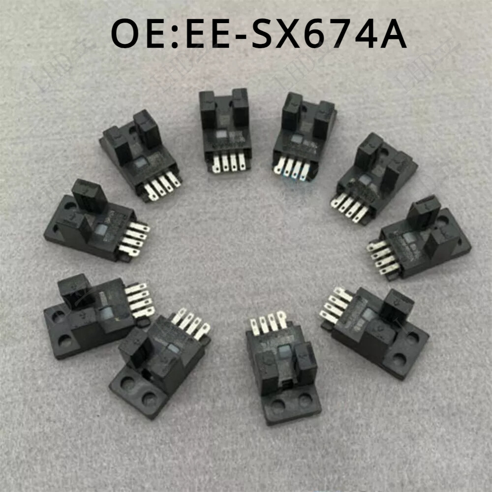 10 Pcs New Photoelectric Sensor EE-SX674A EESX674A Fits For OMRON EE-SX674A/