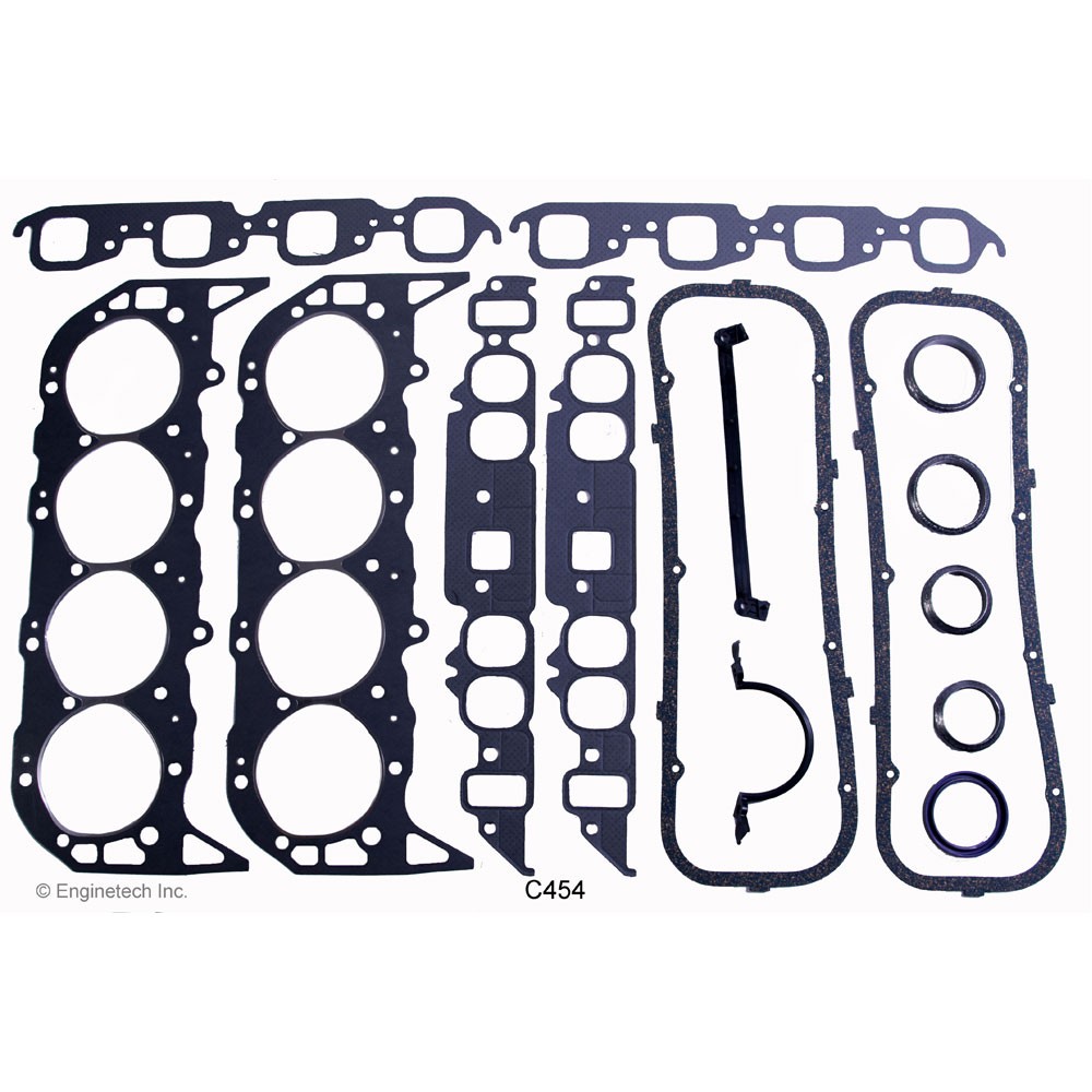 Enginetech Engine Gasket Set C454; Rebuilder P.E.R for 1965-90 Chevy 396-454 BBC