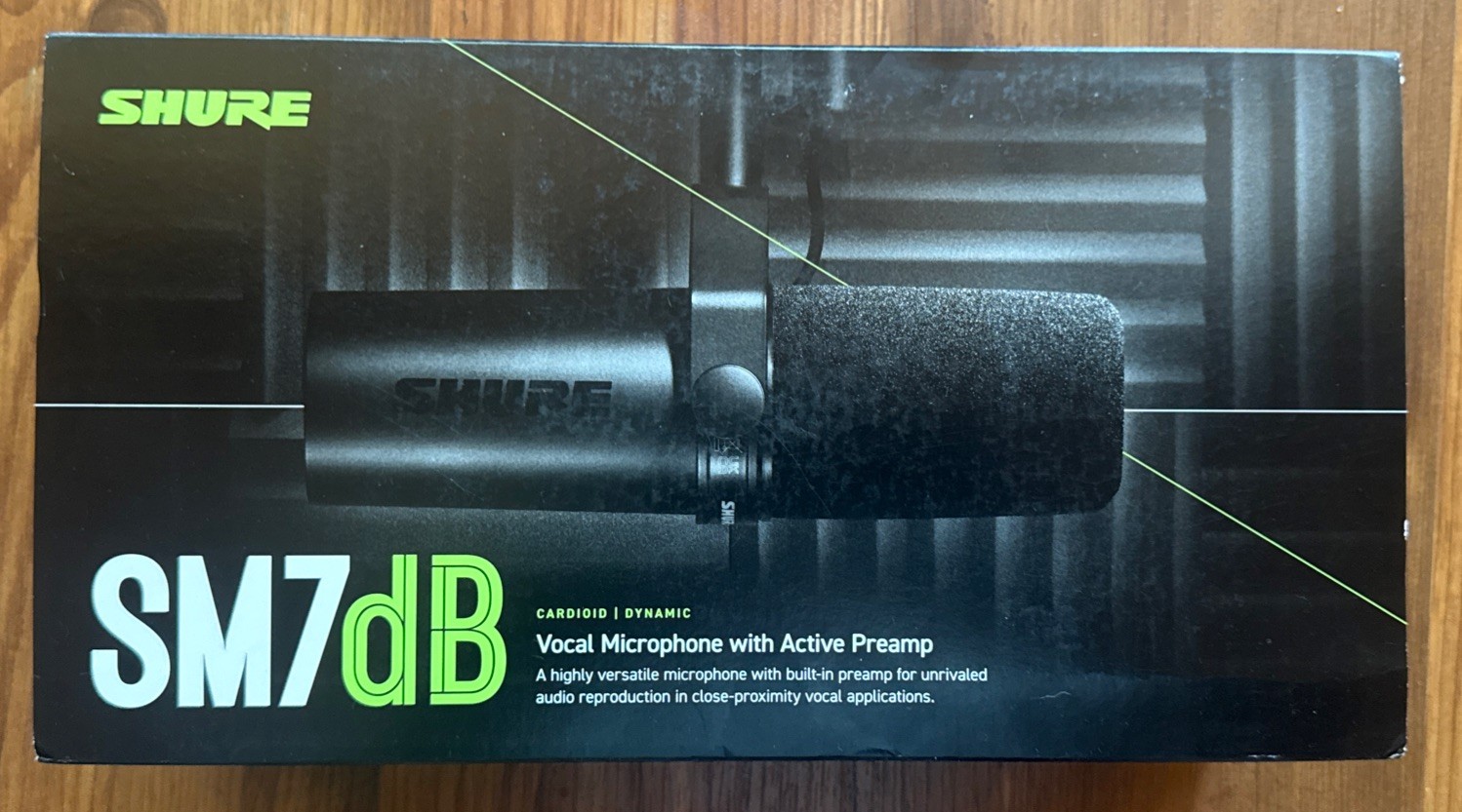 Shure SM7DB Active Dynamic Cardioid Vocal Microphone with Built-in Preamp NEW