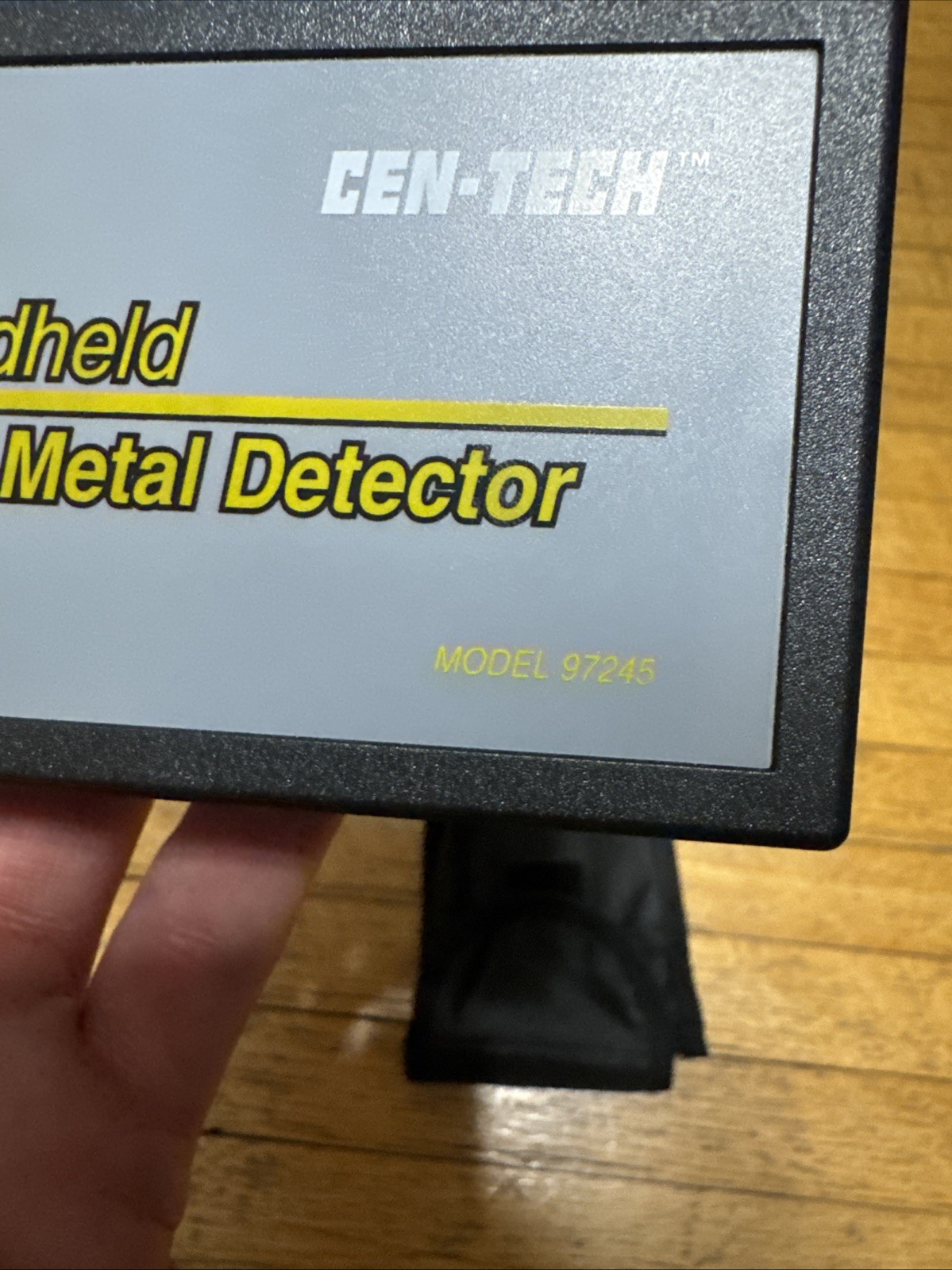 Cen-Tech Handheld Metal Detector Model 97245 - Tested & Works!