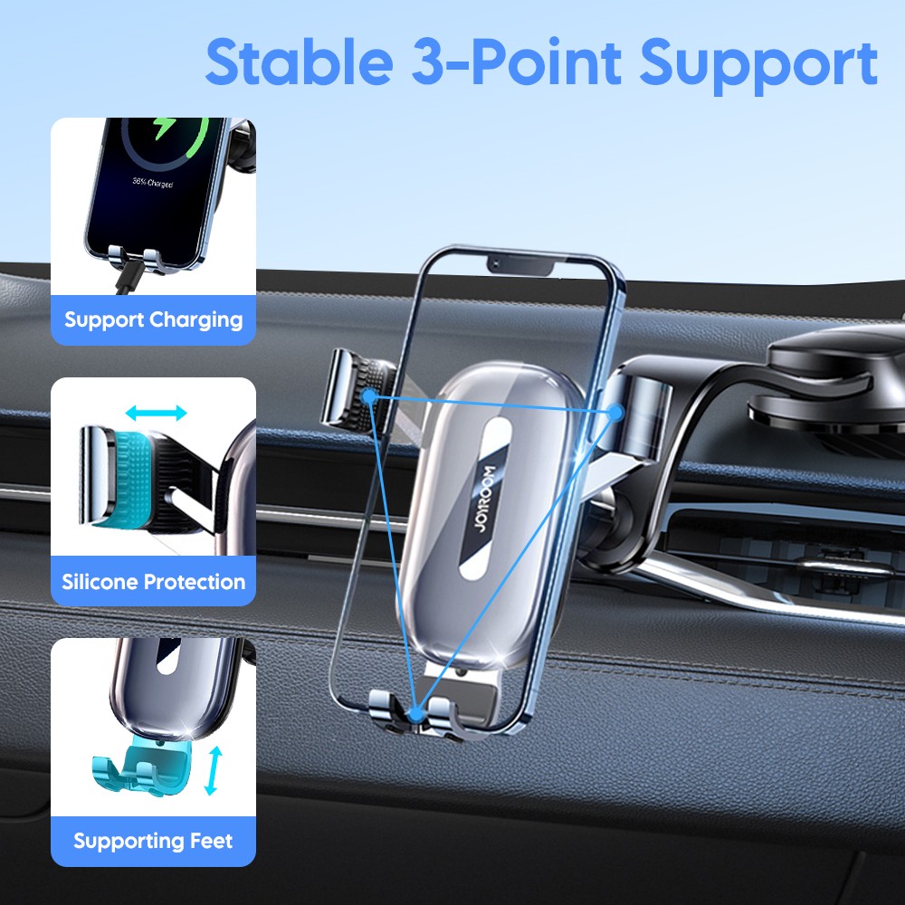 Universal 360° Car Phone Mount Holder For Cell Phone Samsung Galaxy iPhone etc..